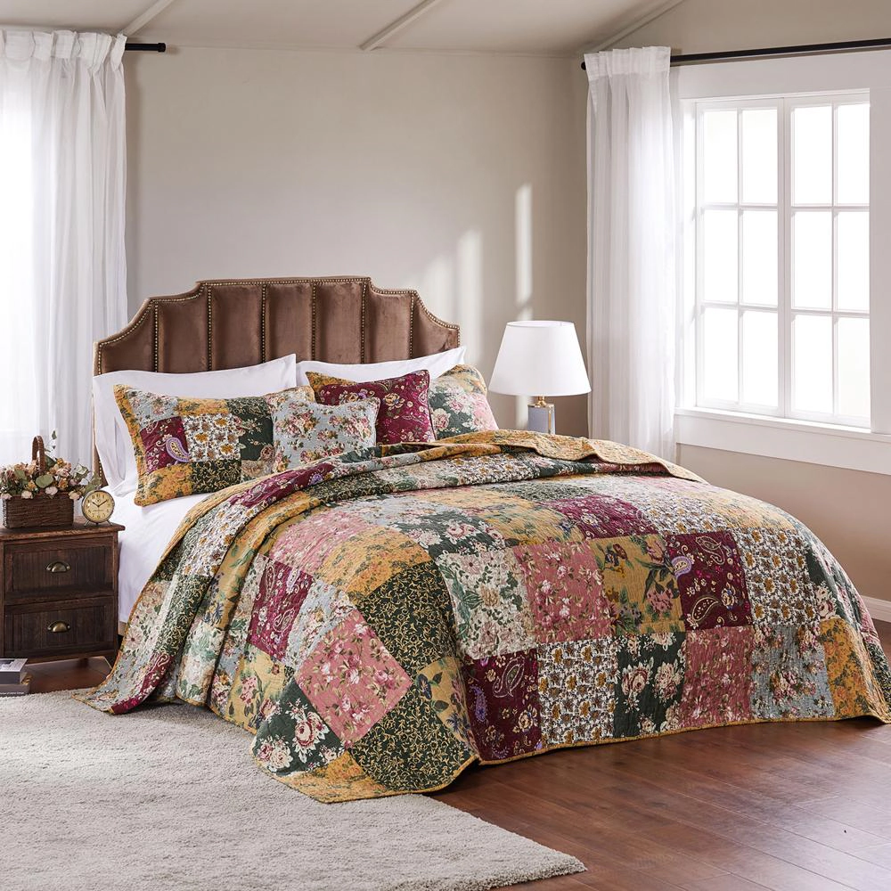 Greenland Home Fashion Antique Chic Bedspread Set 2 Piece