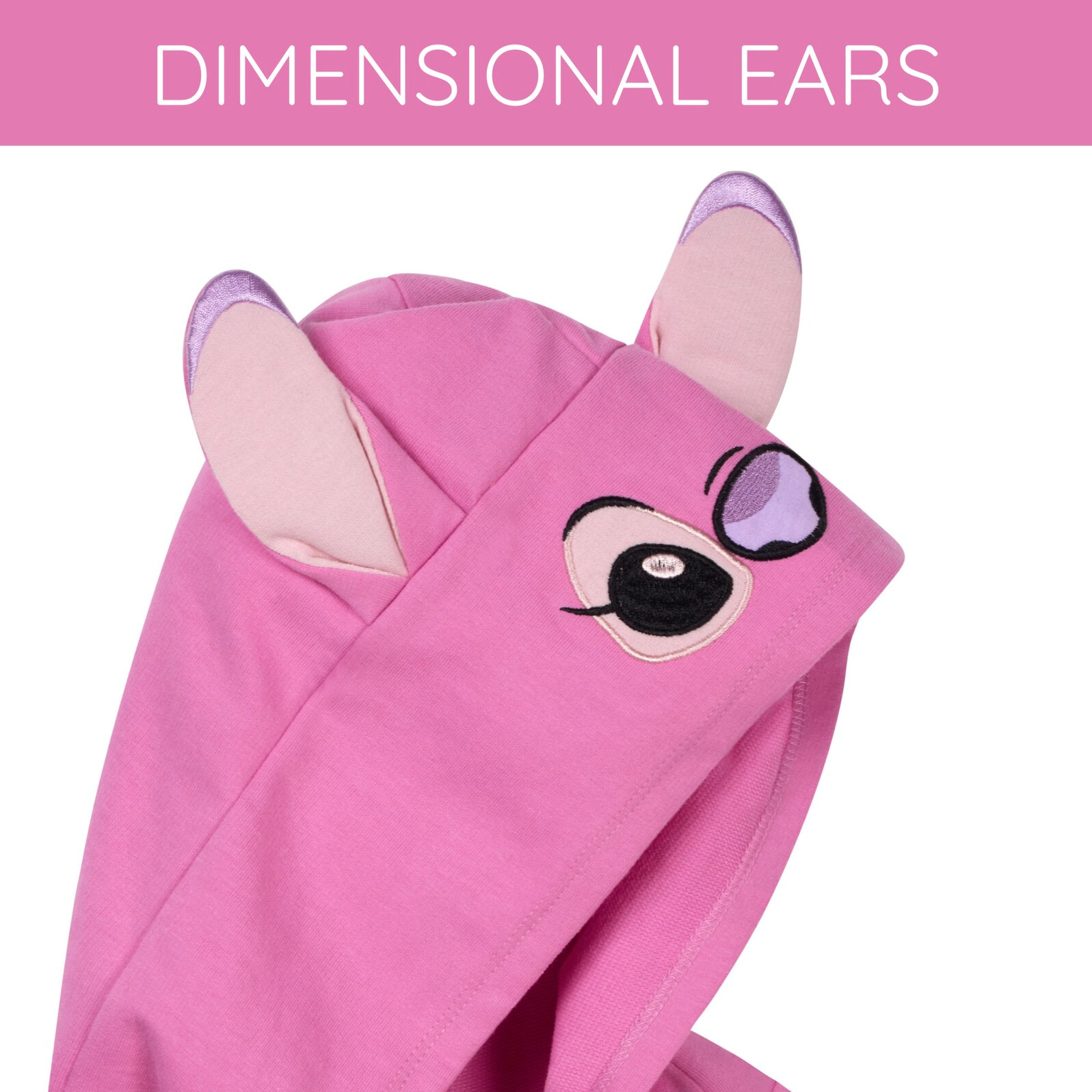 Disney Girls' Cosplay Fleece Zip-Up Hoodie