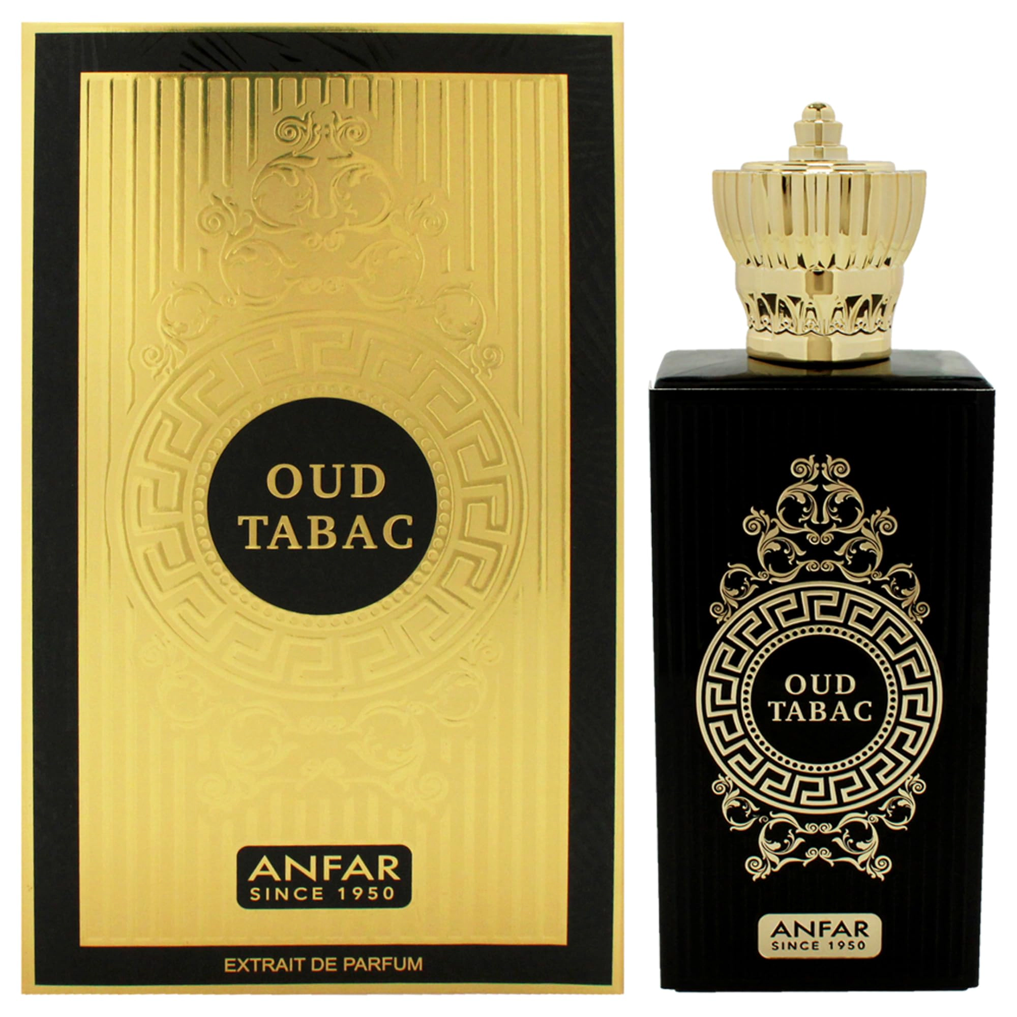 Anfar Oud Tabac Extrait de Parfum for Men - Oud Tobacco Vanilla 2.04 oz Spray