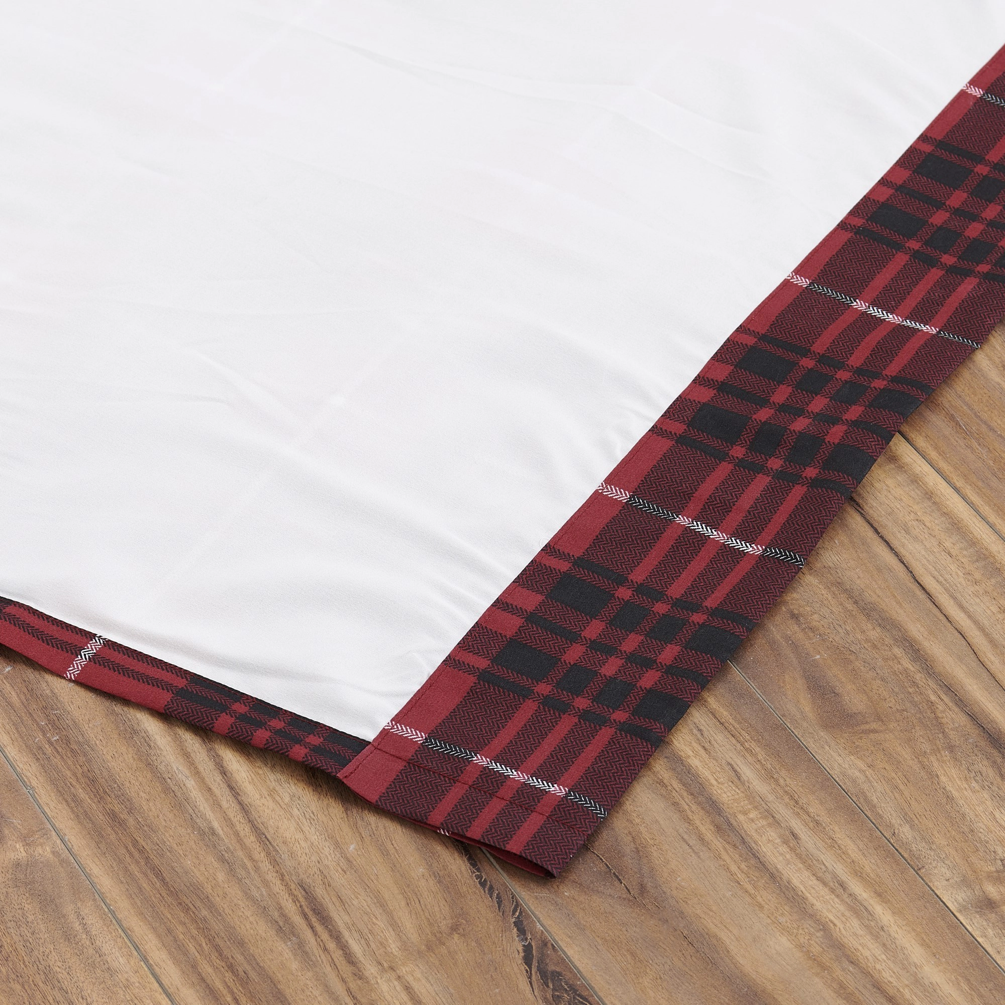 Greenland Home Fashions Timberline Curtain Panel Set - 84x84", Red