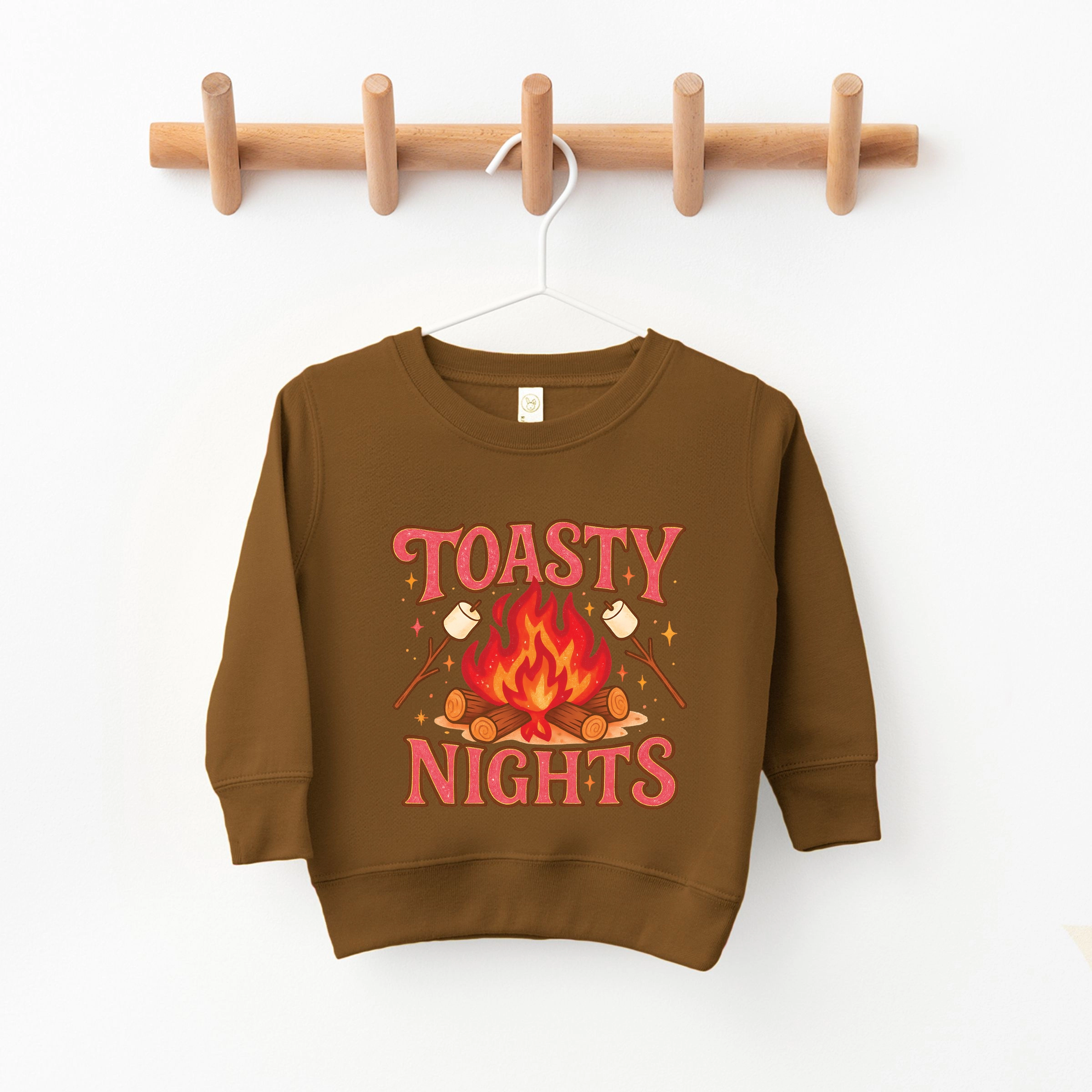 The Juniper Shop - Toasty Nights Marshmallow Youth Graphic Sweatshirt