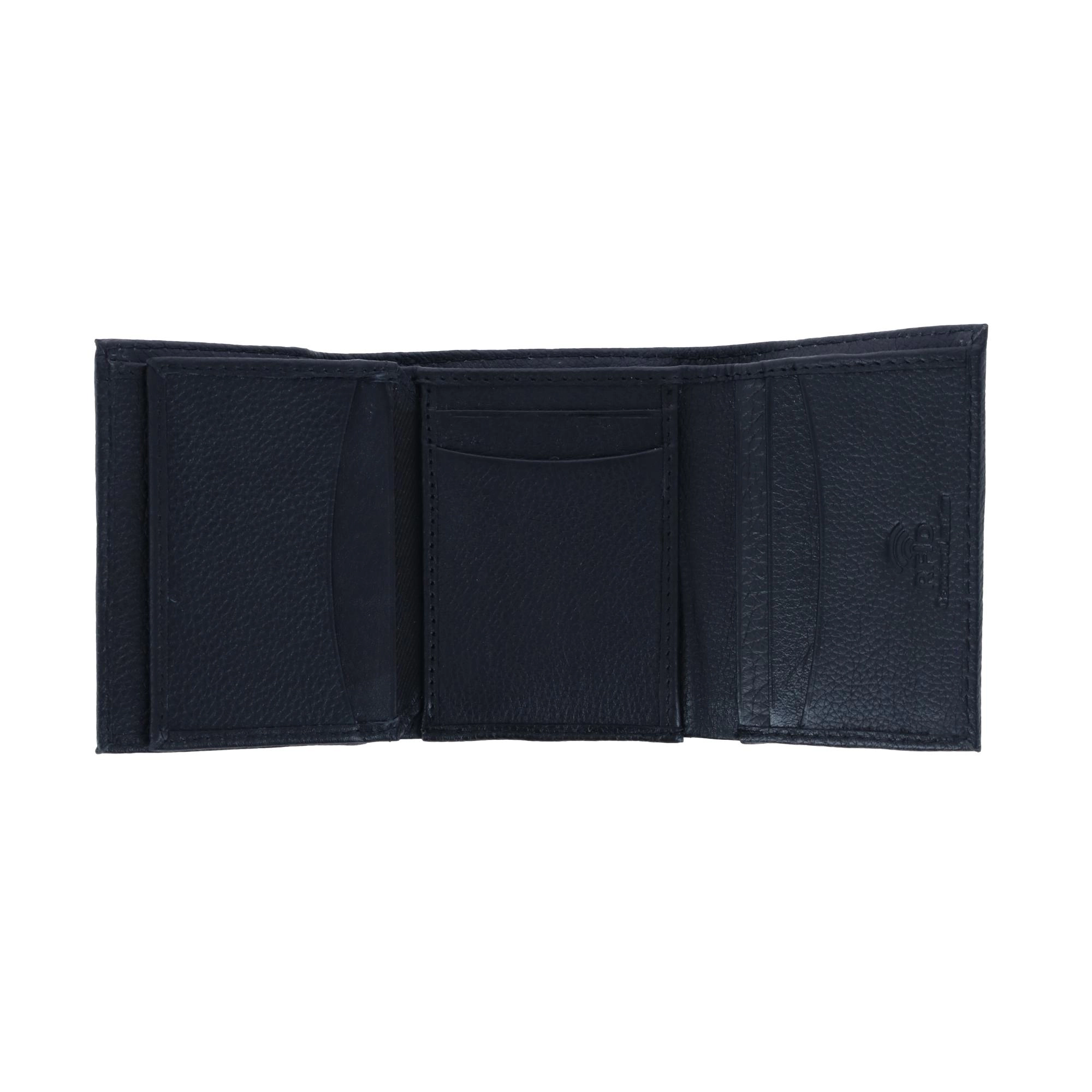 CTM Men's Leather Trifold Wallet