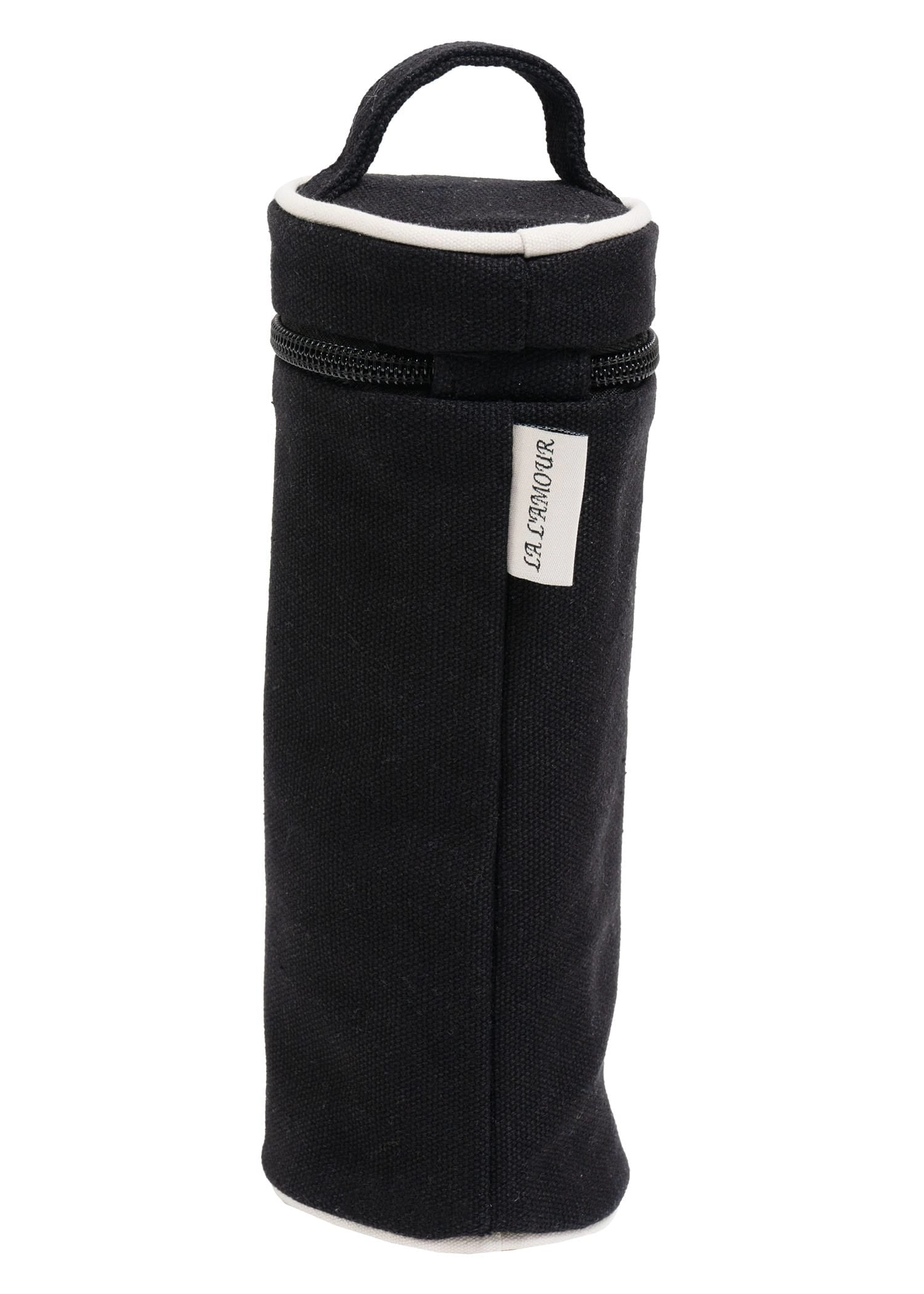 La L'Amour 16 oz Cotton Canvas Top-Handle Cylinder Toothbrush Case