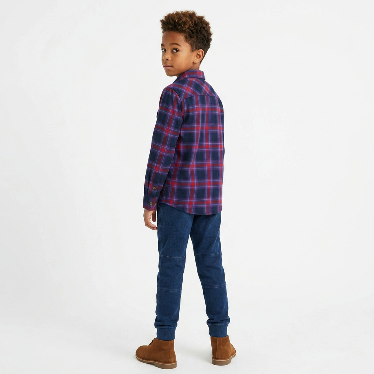 Rockets of Awesome Snowtracks Button Down for Boys