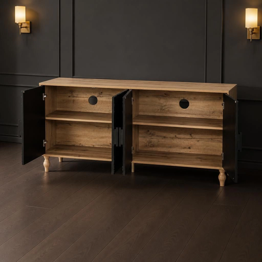 GOODSILO Large Capacity Freestanding Storage Cabinet