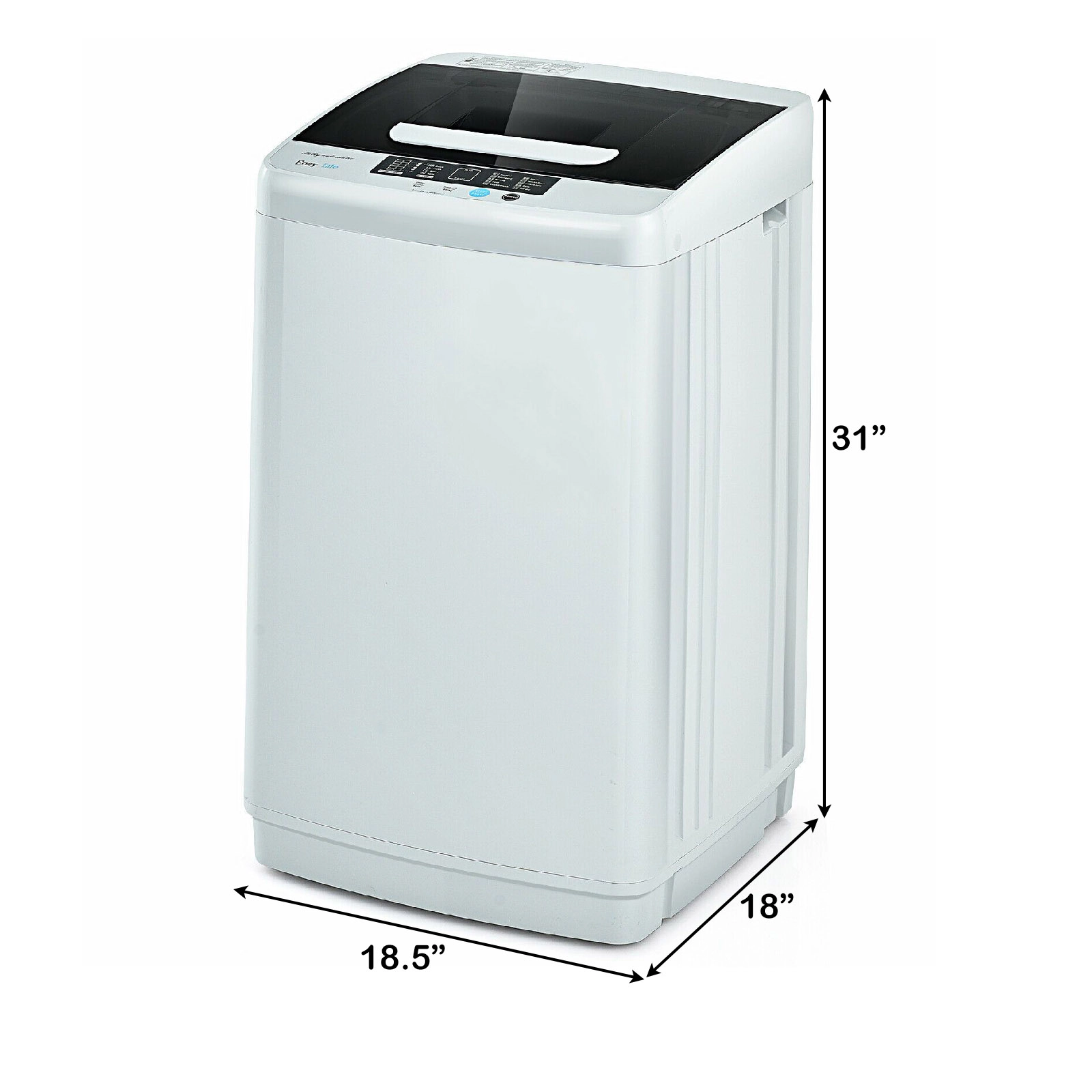 SlickBlue Portable Washing Machine with Stainless Steel Tub and Spinner