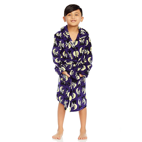 Leveret Kids Hooded Fleece Animal Robe