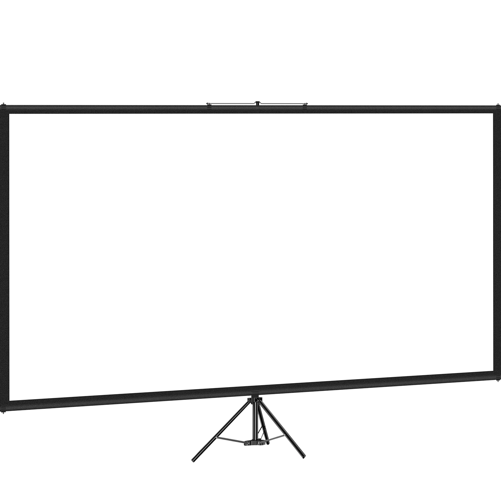 HONGGE Tripod Projector Screen with Stand 16:9 4K HD Projection Wrinkle-Free Height Adjustable Portable