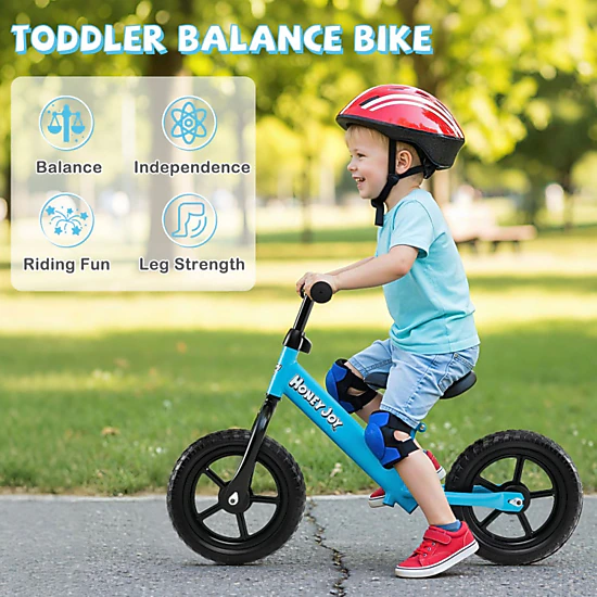 Hivvago Lightweight Toddler Balance Bike No Pedal Training Bicycle