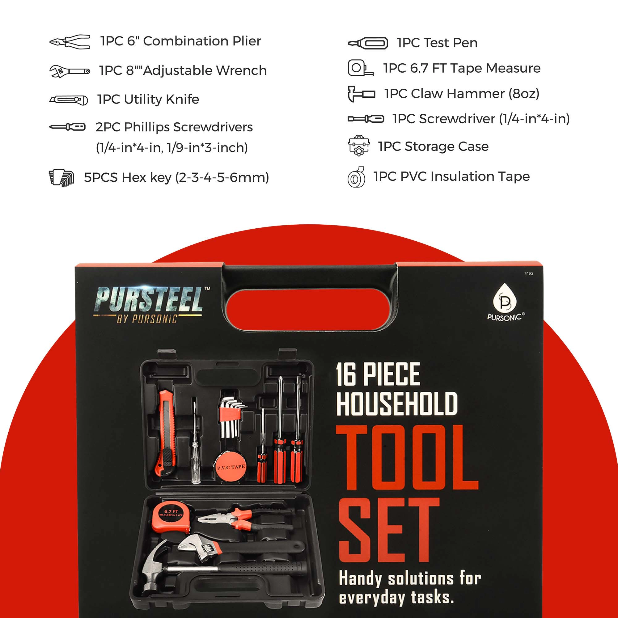 Pursonic Men’s Father’s Day Essential Gift Bundle: Handy Solutions, Pursonic & Mario Lopez Edition
