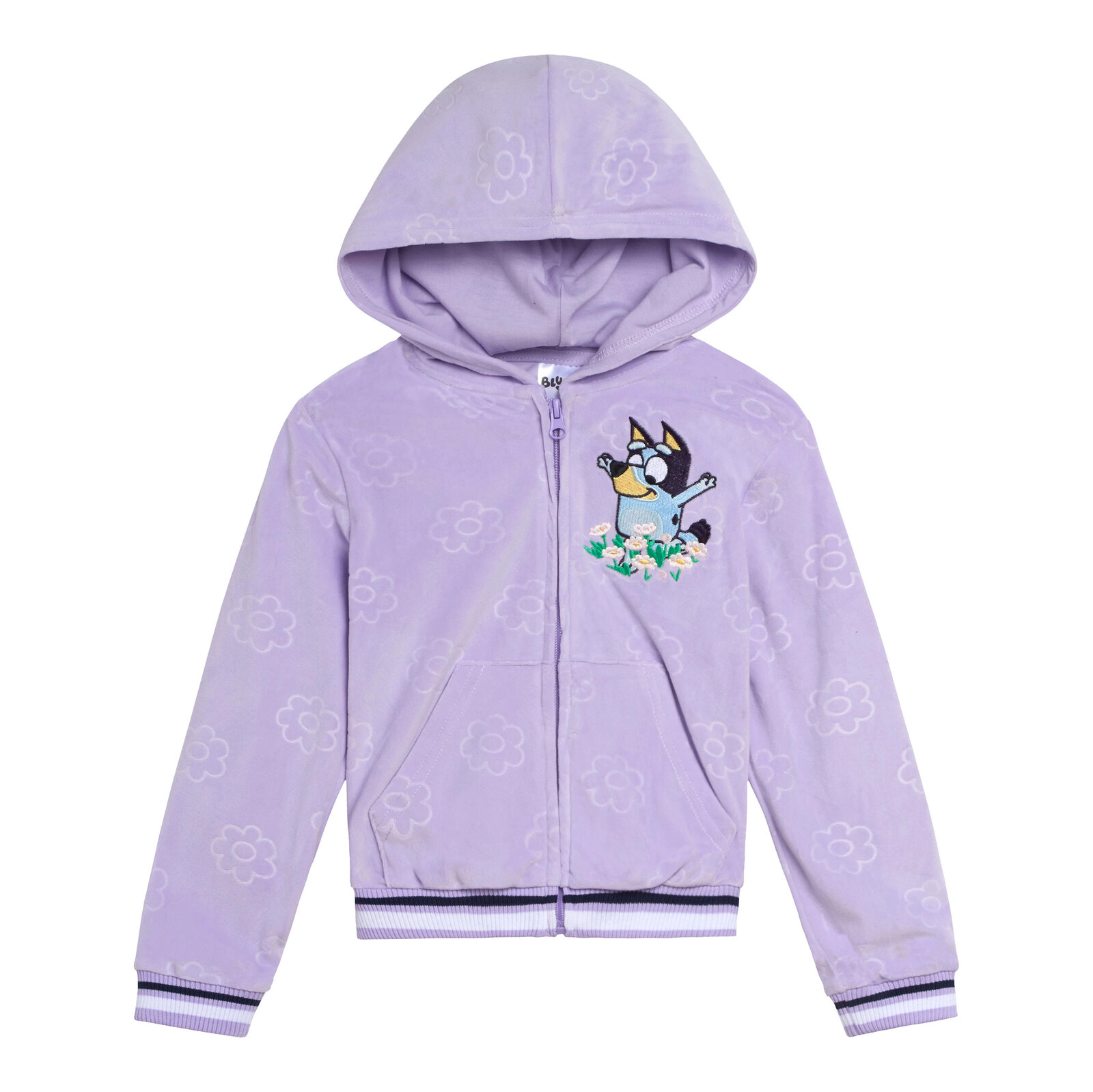Bluey Girls' Velour Hoodie and Pants Set