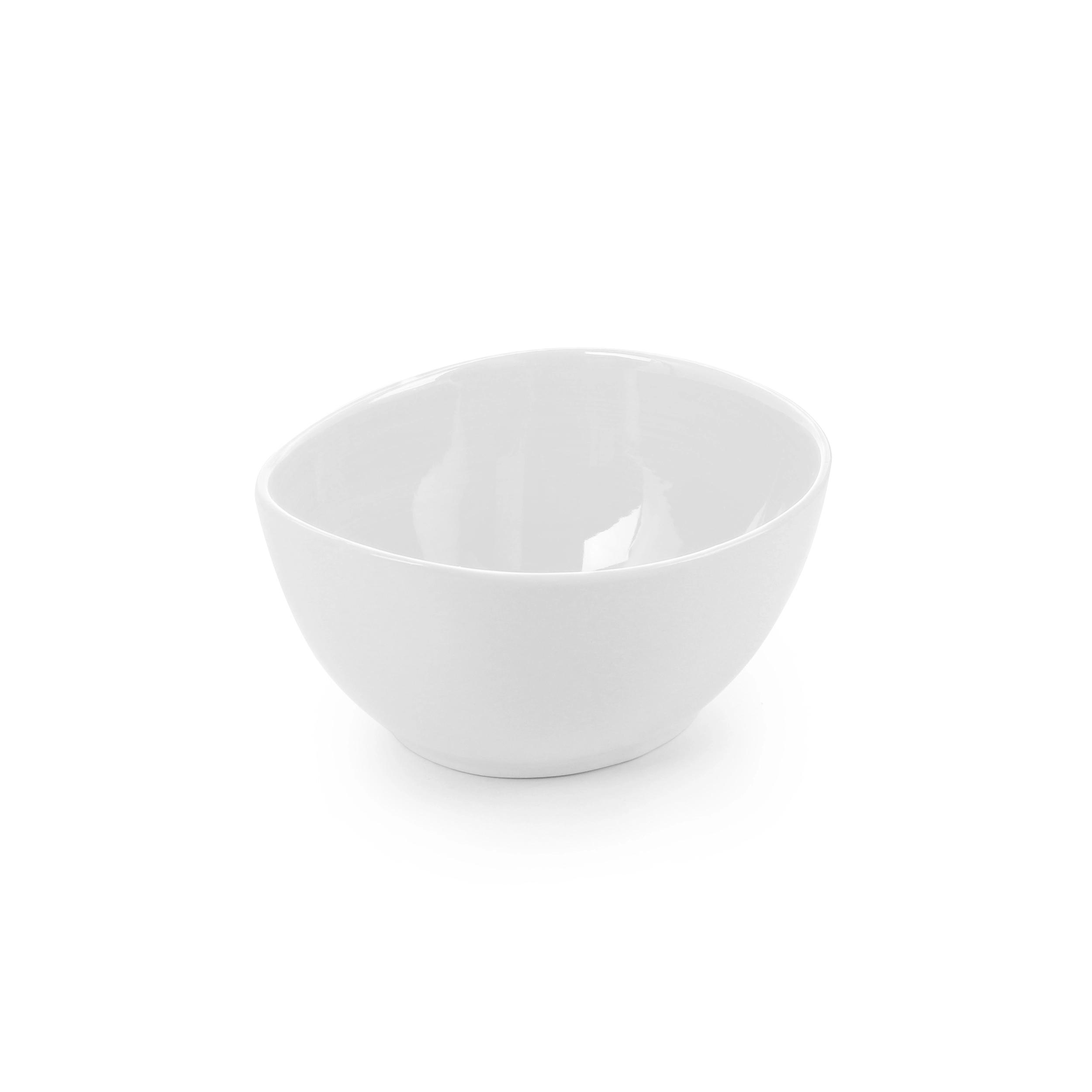 Gibson Gracious Dining 3 Piece 2 Tier Fine Ceramic Chip and Dip Serving Set in White