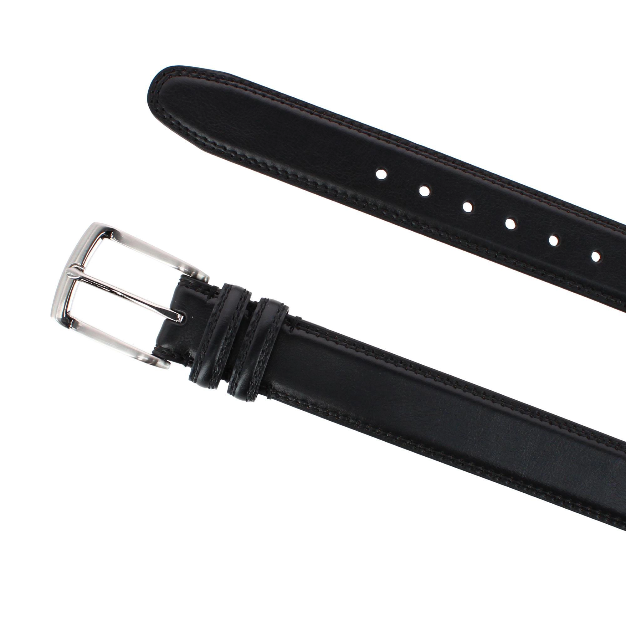 Danbury Men's 35mm Double Loop Leather Dress Belt