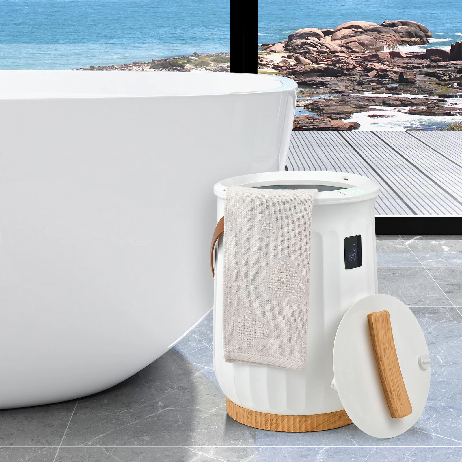 SlickBlue Unisex 20L Electric Freestanding Towel Warmer