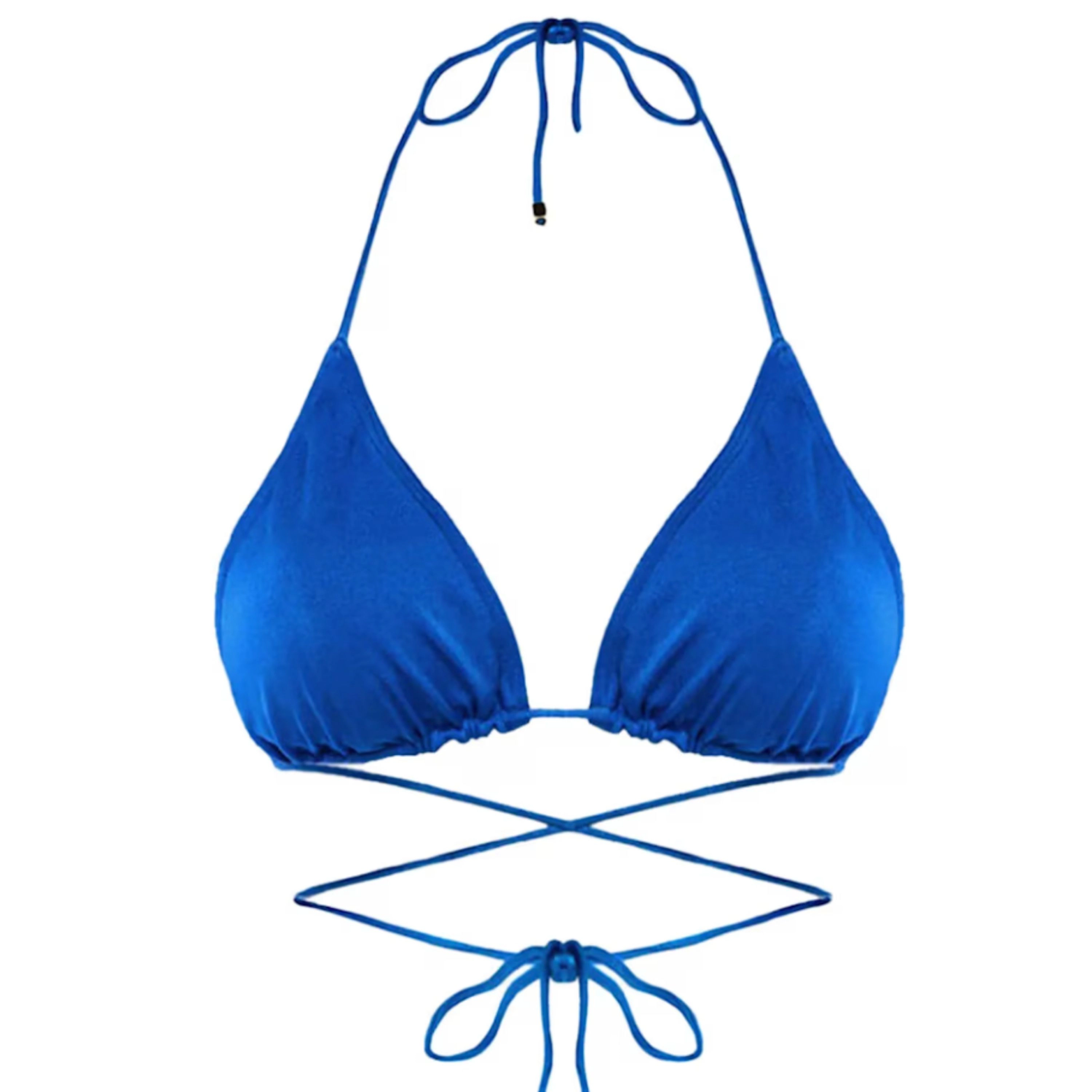 Cherina Beachwear Women's Oceana Triangle Criss-Cross Bikini Top