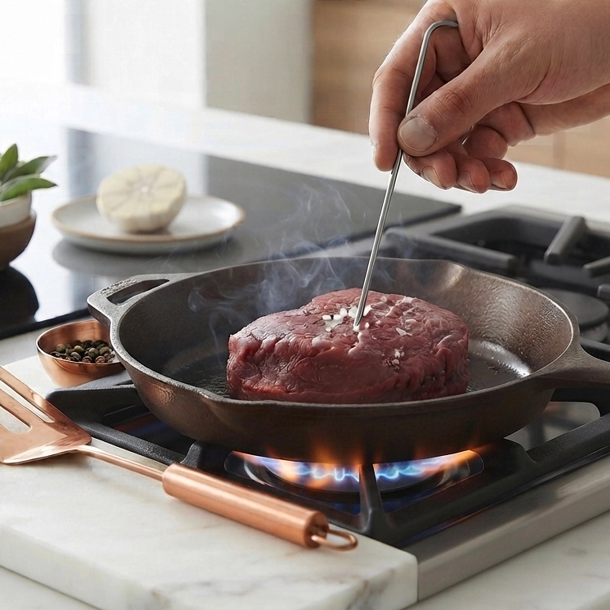 Cheer Collection Wireless Digital Food Thermometer with Remote Display and Probe