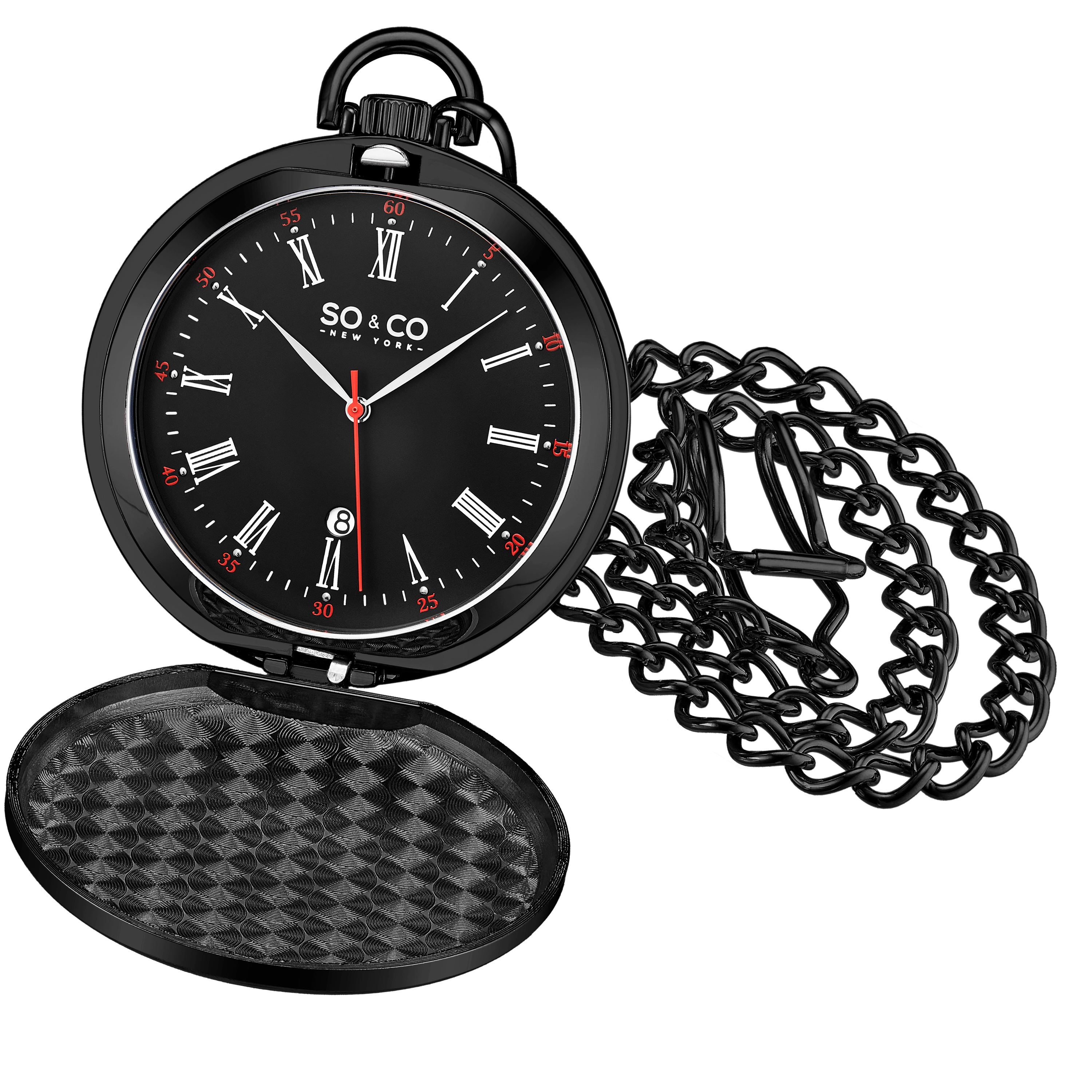 SO&CO 5596 49mm Classic Pocket Watch