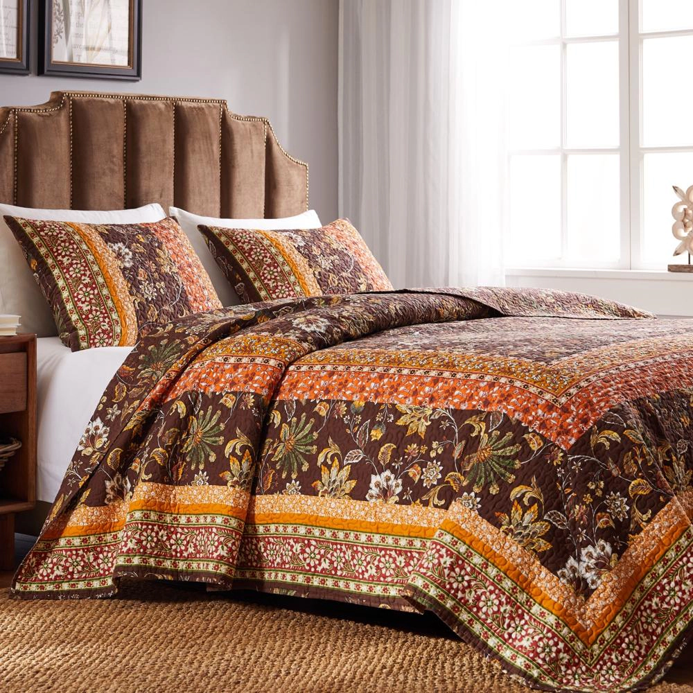 Greenland Home Audrey Quilt and Pillow Sham Set 2 Piece