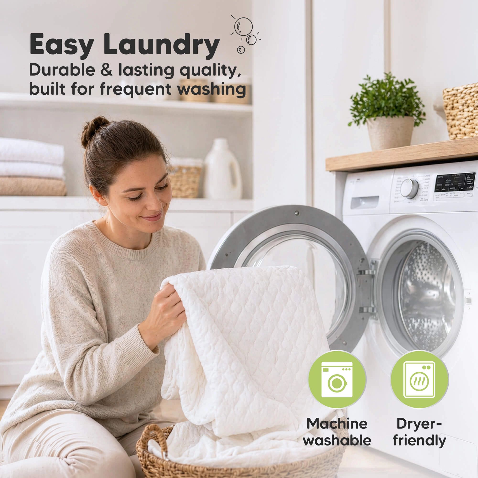 KeaBabies 1-Pack Mavy Protect+ Waterproof Twin Mattress Protectors