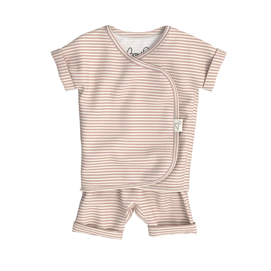 Bonsie Skin to Skin Babywear Romper - Berry Twist