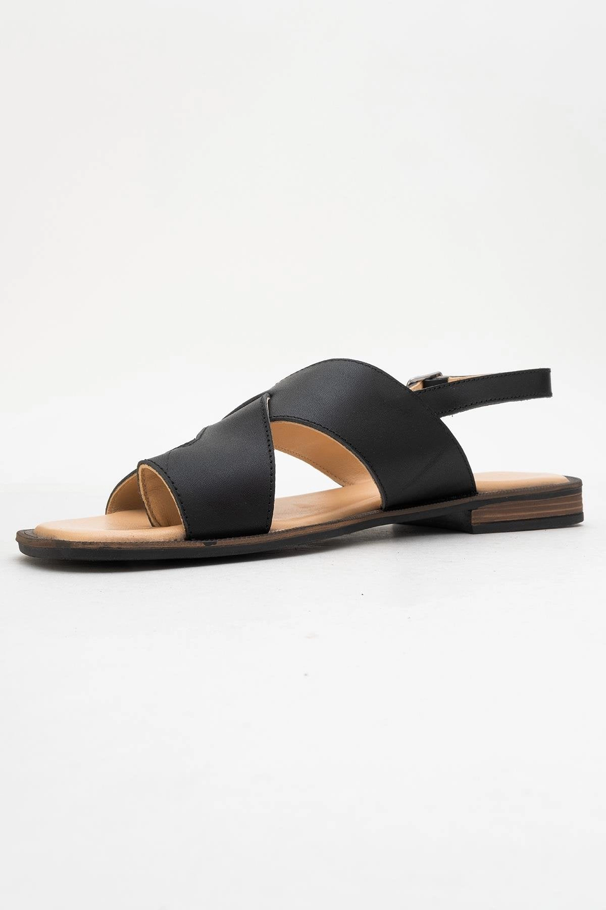 Forever & Always Womens Louna Leather Thong Sandalss