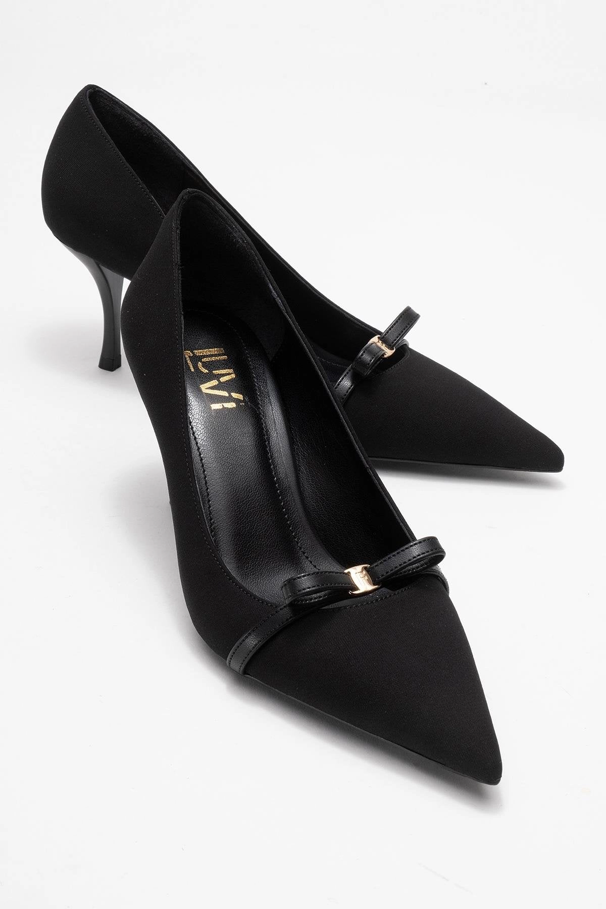 Prologue Shoes Womens Annie Bow Pointed Toe Pump