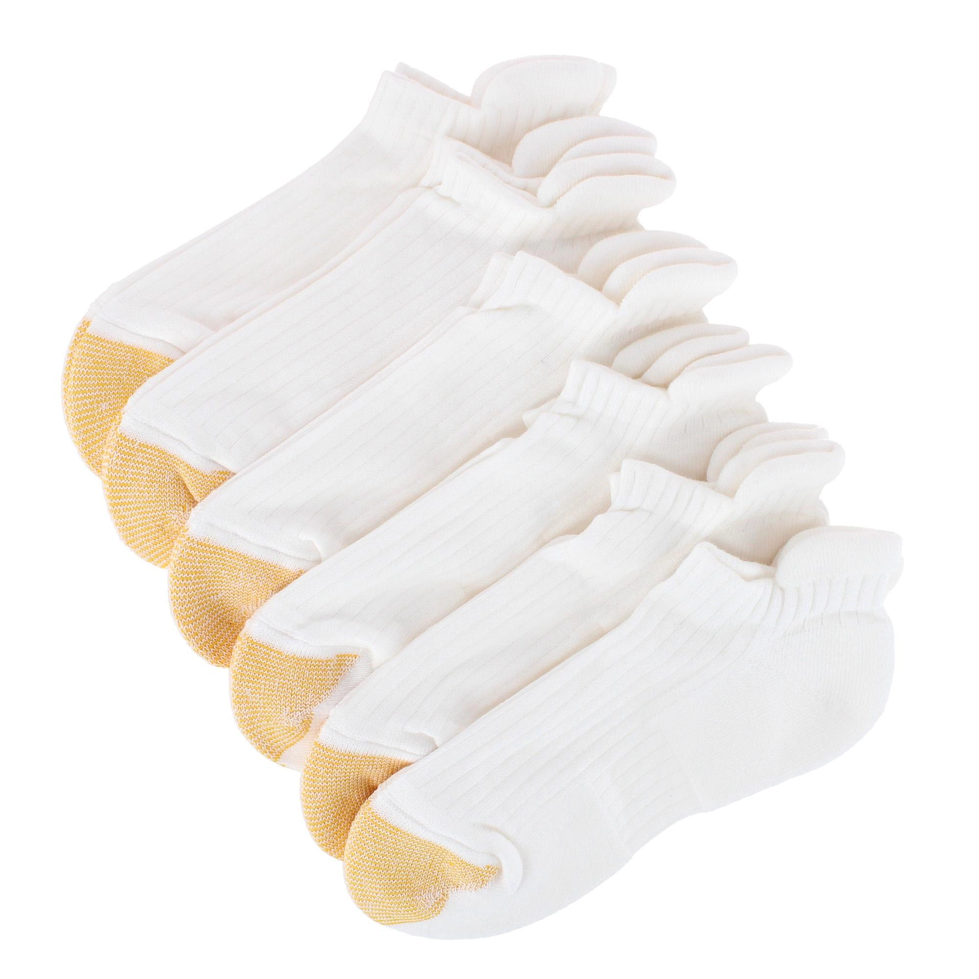 Gold Toe Women's NoShow Comfort Seams Socks (6 Pairs)