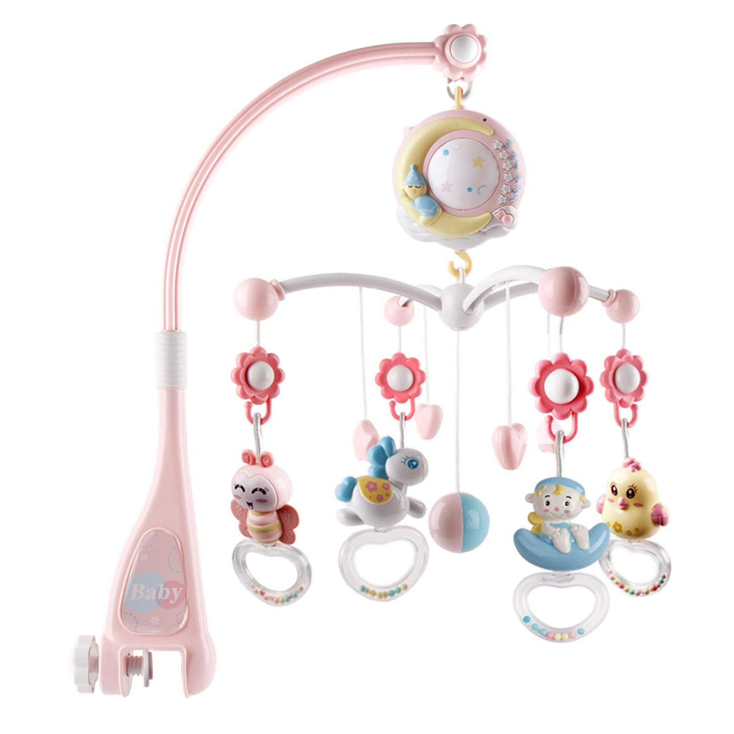 GBruno Kids' Kids' Musical Crib Mobile With Star Projector