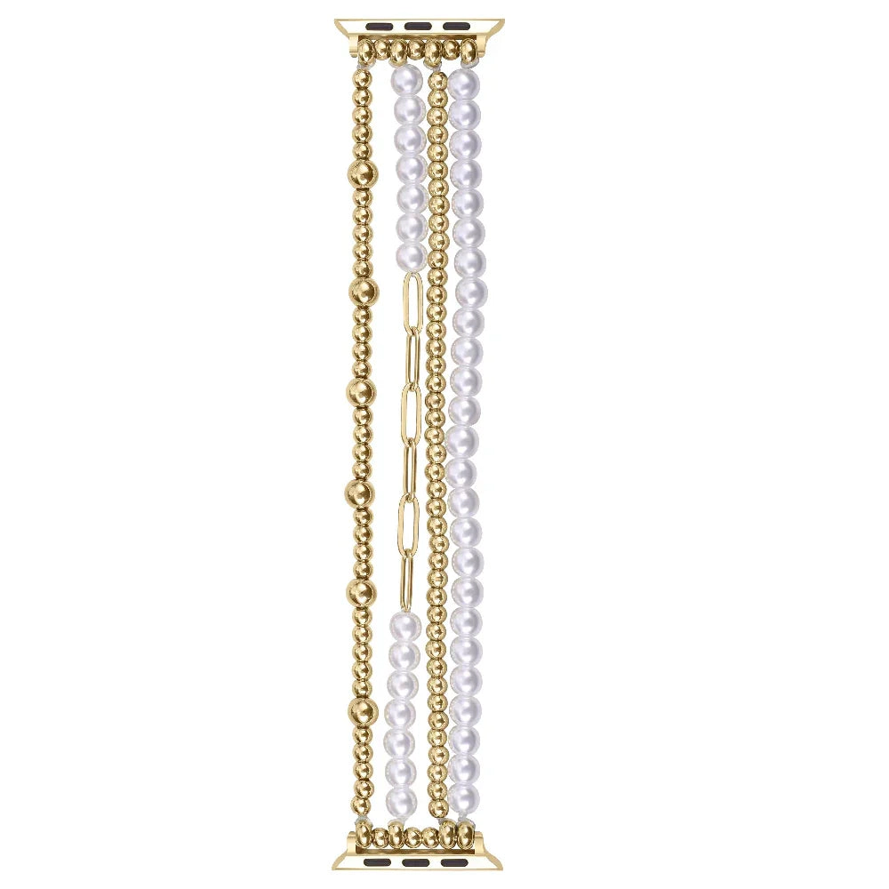 Posh Tech Womens Penny Beaded Band for Apple Watch
