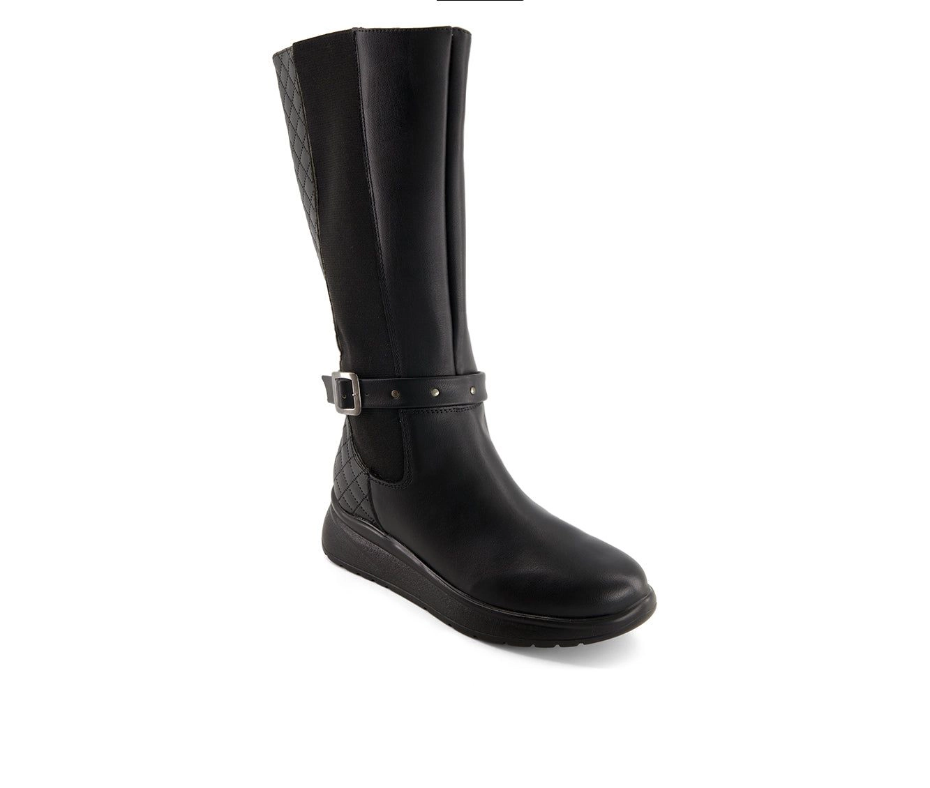 Andrea Womens Leather Tall Riding Boots