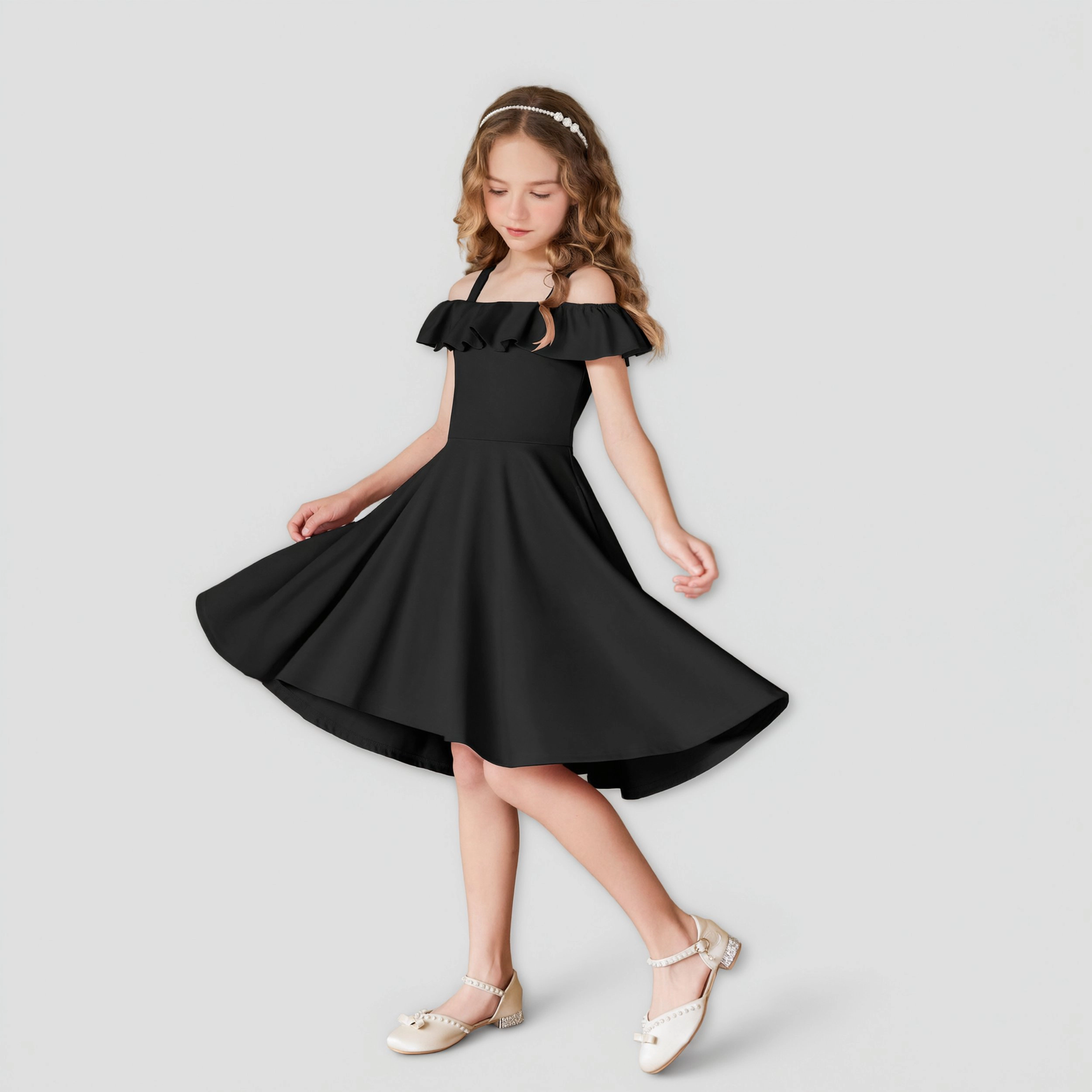 Arshiner Girls Formal Dresses Summer Special Occasion Party Prom Graduation Sundress