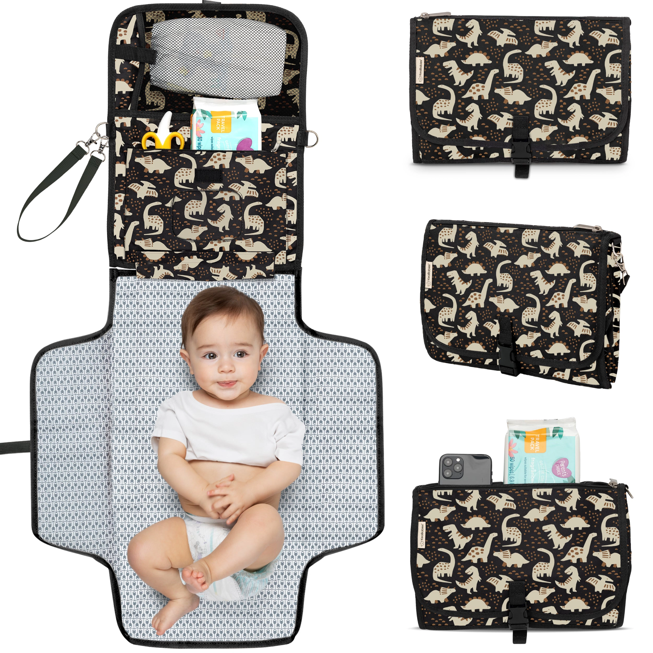 KeaBabies Ezee Diaper Changing Pad for Baby Boys, Girls