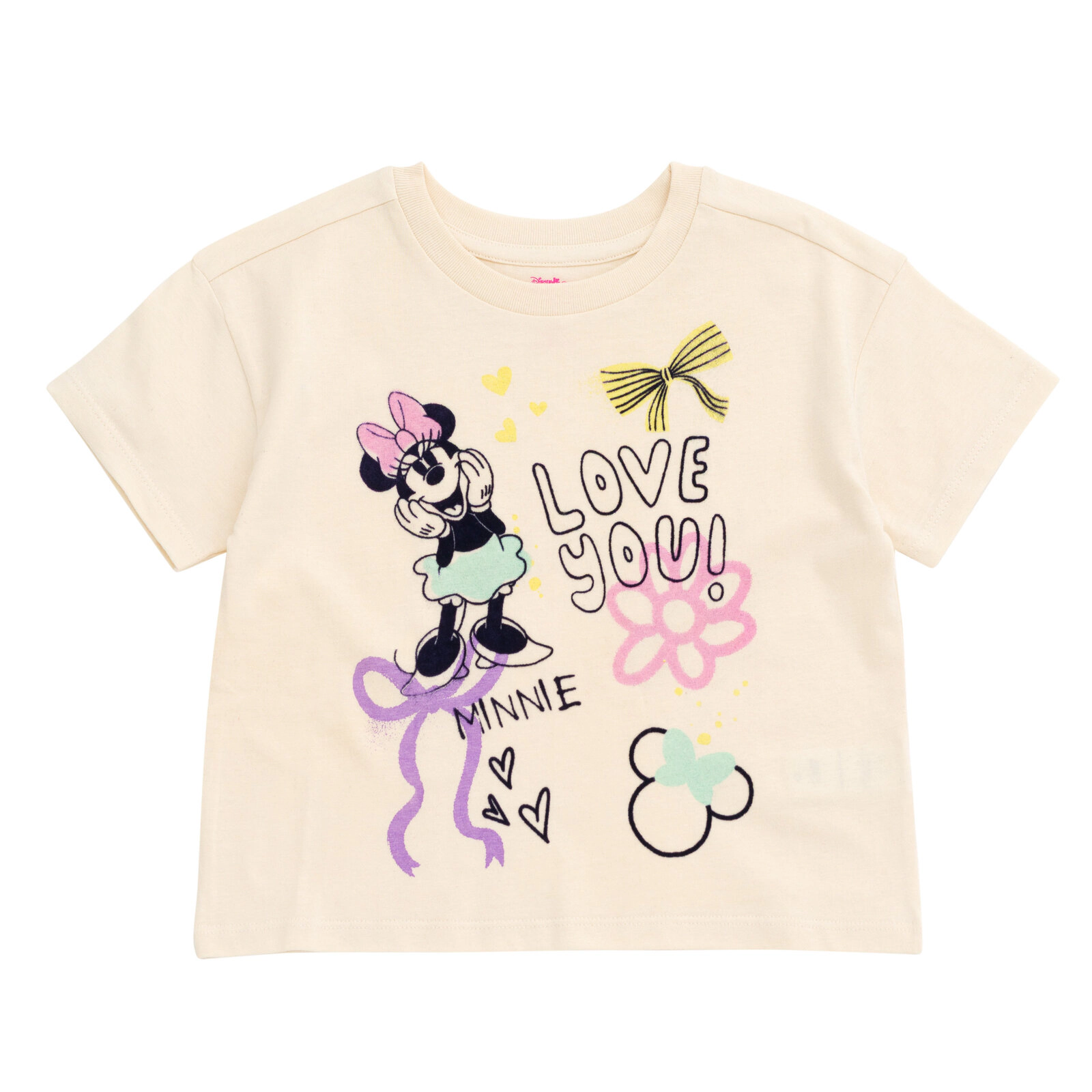 Disney Minnie Mouse Girls' 3-Pack Short Sleeve T-Shirts