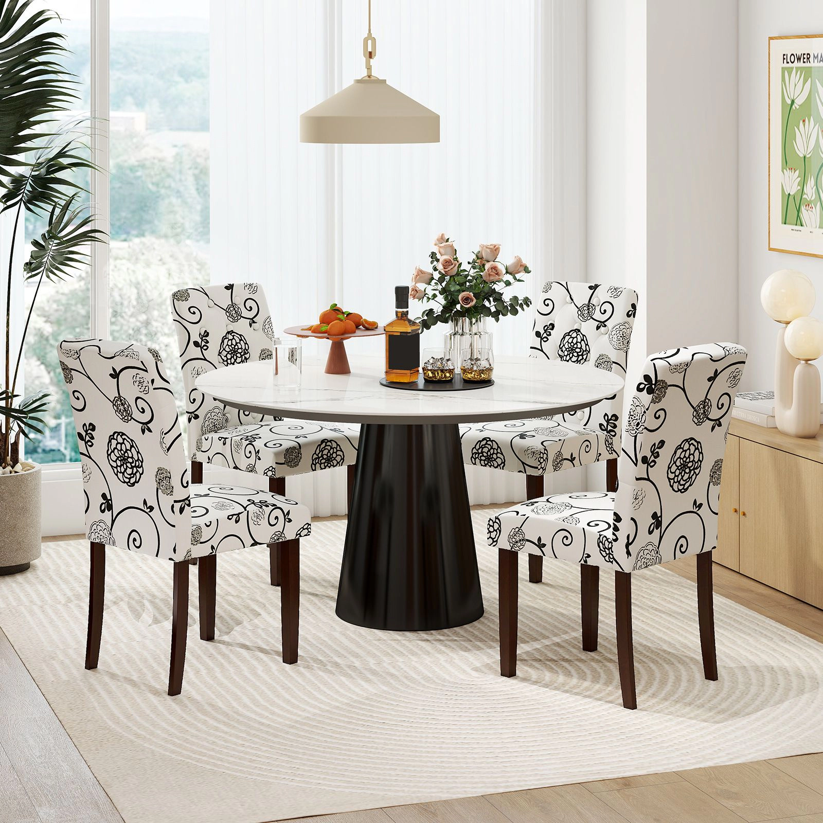 SlickBlue Farmhouse Dining Chairs