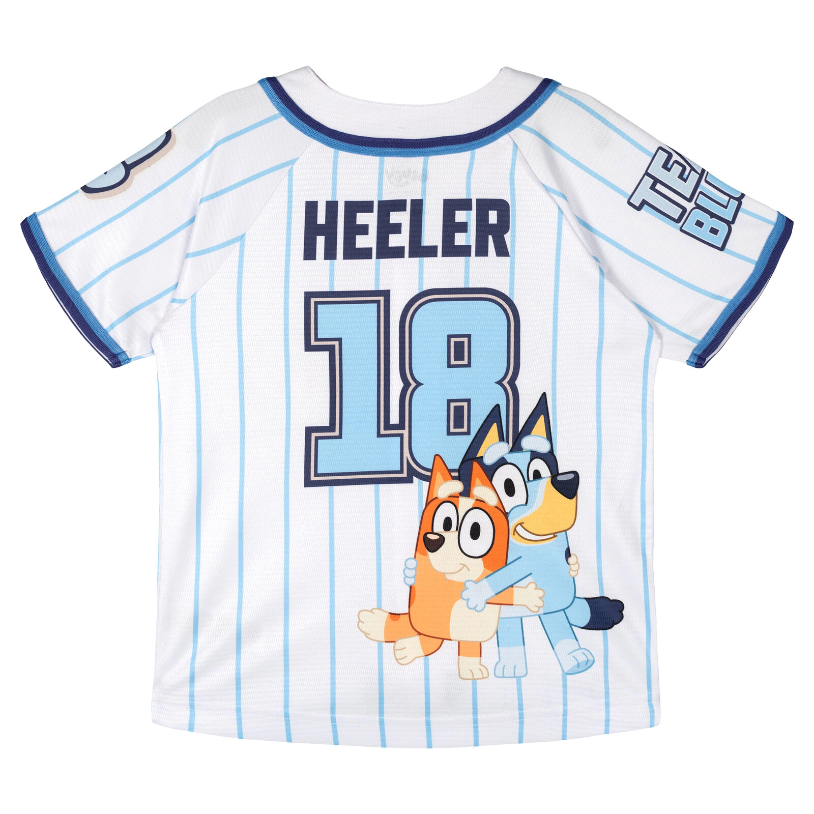 Bluey Boys' Athletic Button-Down Baseball Jersey