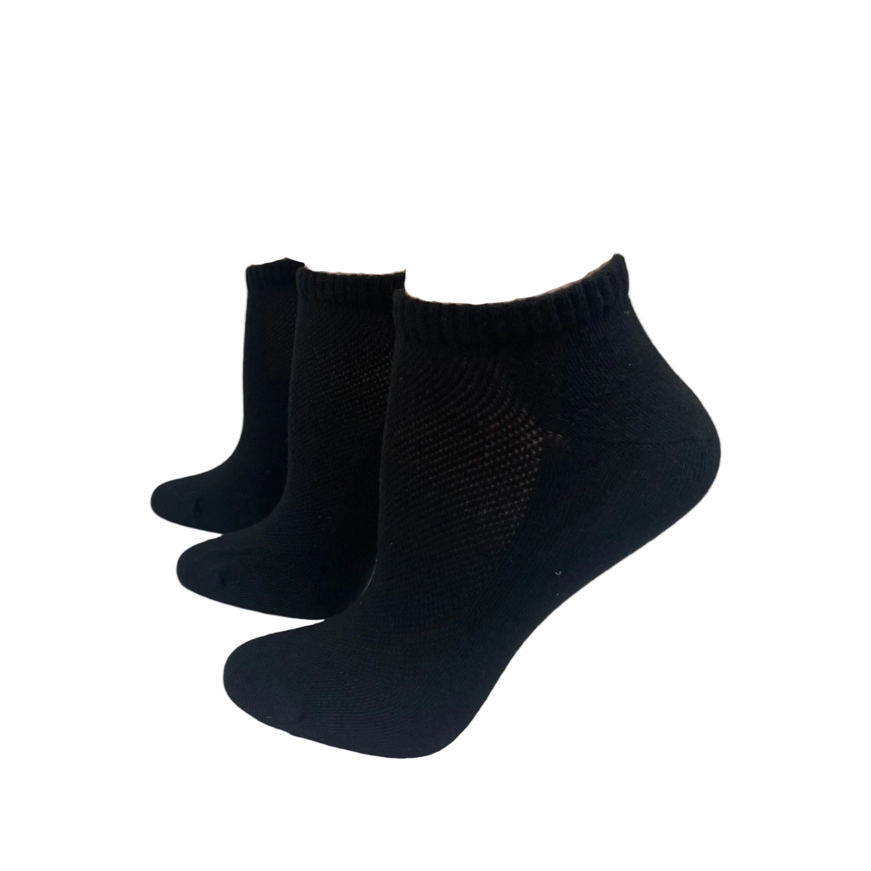 Wear Sierra Unisex Performance Ankle Low Cut Socks, 3-Pack