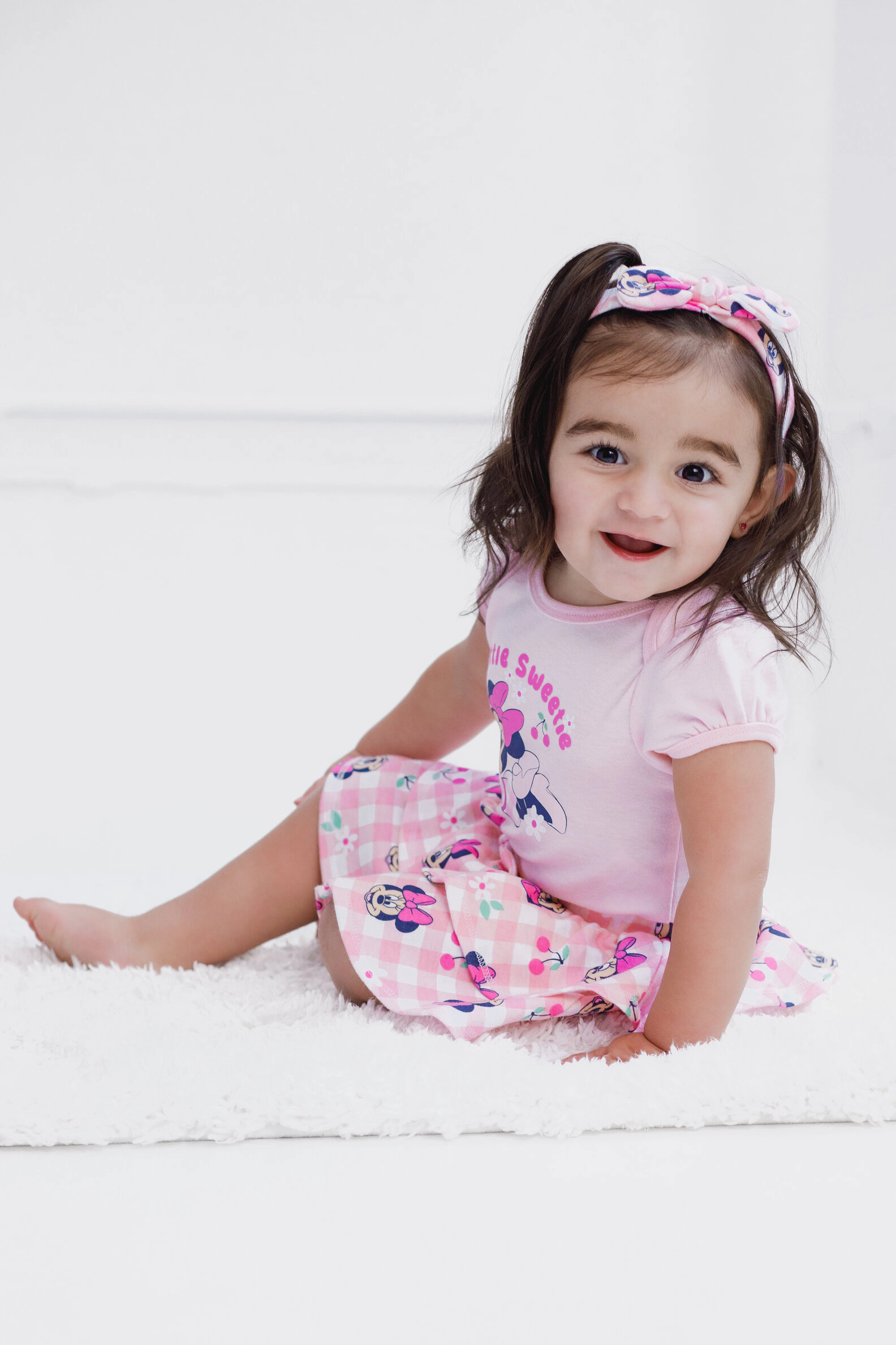 Disney Minnie Mouse Baby Girls' Bodysuit and Skirt Set