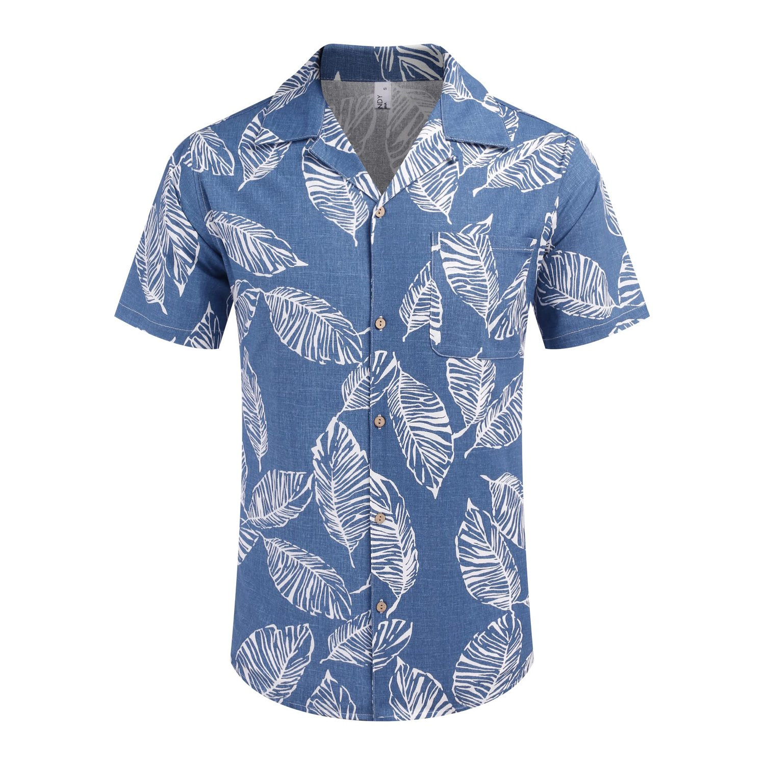 COOFANDY Mens Long Sleeve Button Down Shirts Spread Collar Chest Pocket Casual Tops