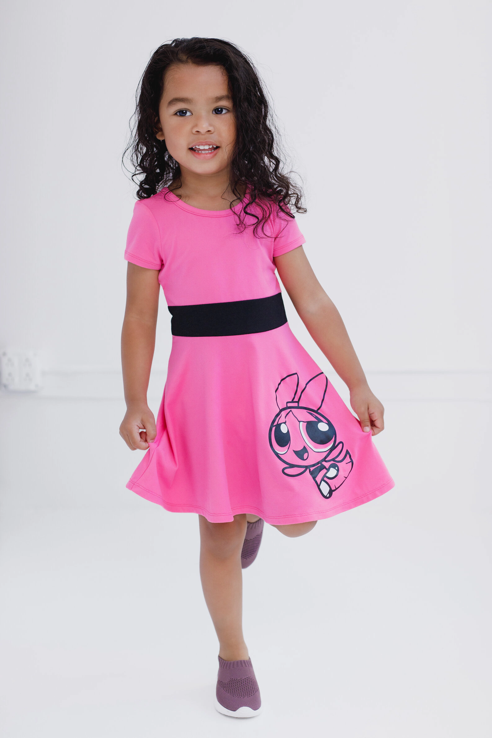 The Powerpuff Girls Girls' Cosplay Skater Dress