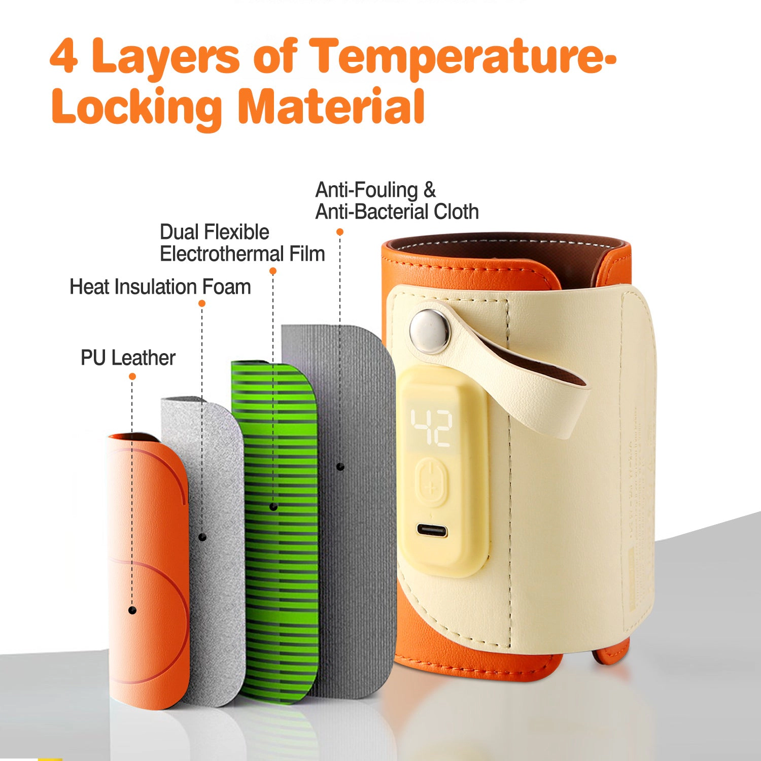 GBruno Kids' Kids' 5-Temp Portable Baby Bottle Warmer