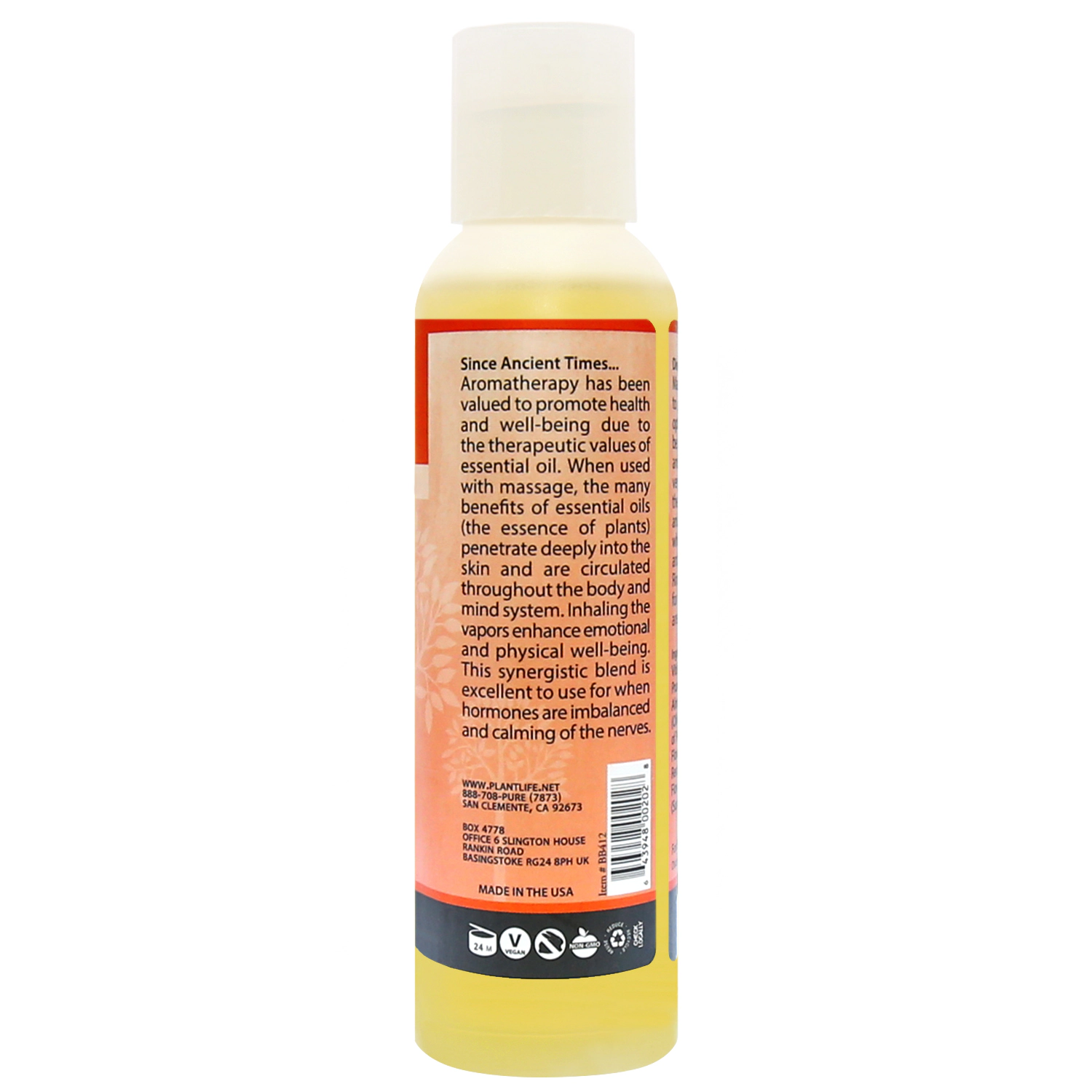 Plantlife Balance Massage Oil