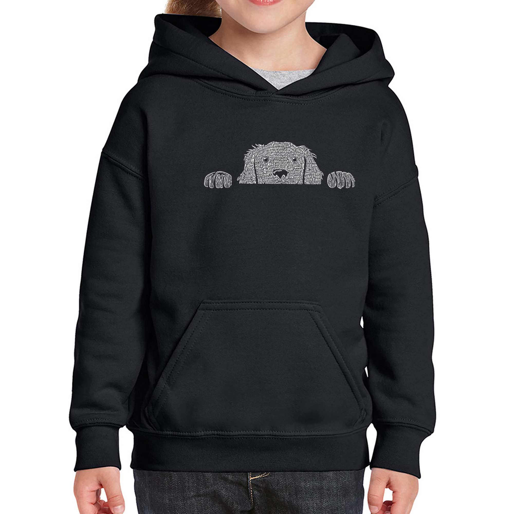 LA Pop Art Girls Word Hoodie