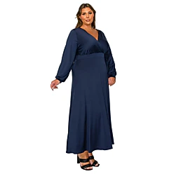 long dark blue dress and jcpenney formal flowy Long Sleeve Blue Dresses for Women