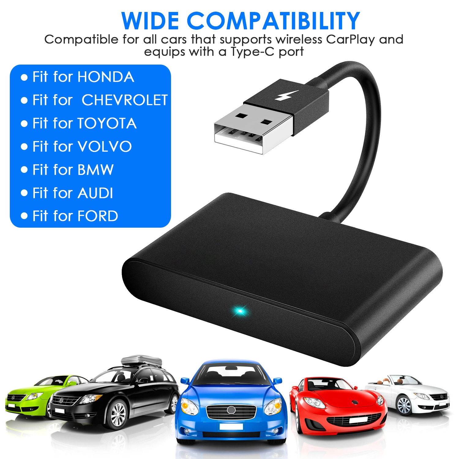 GBruno 5GHz Wireless Adapter For Car Infotainment