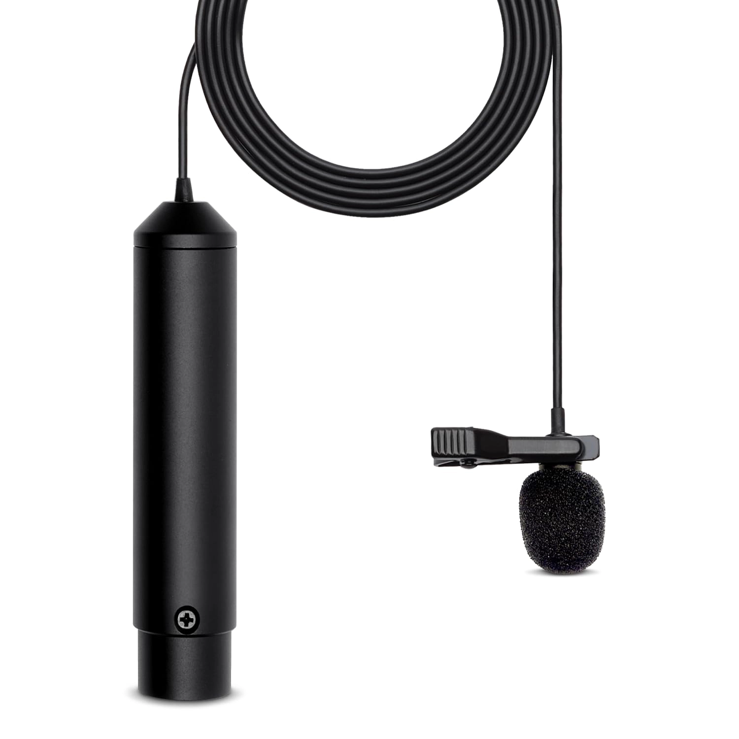 Movo BY-M4C Cardioid XLR Lavalier Microphone with Phantom Power