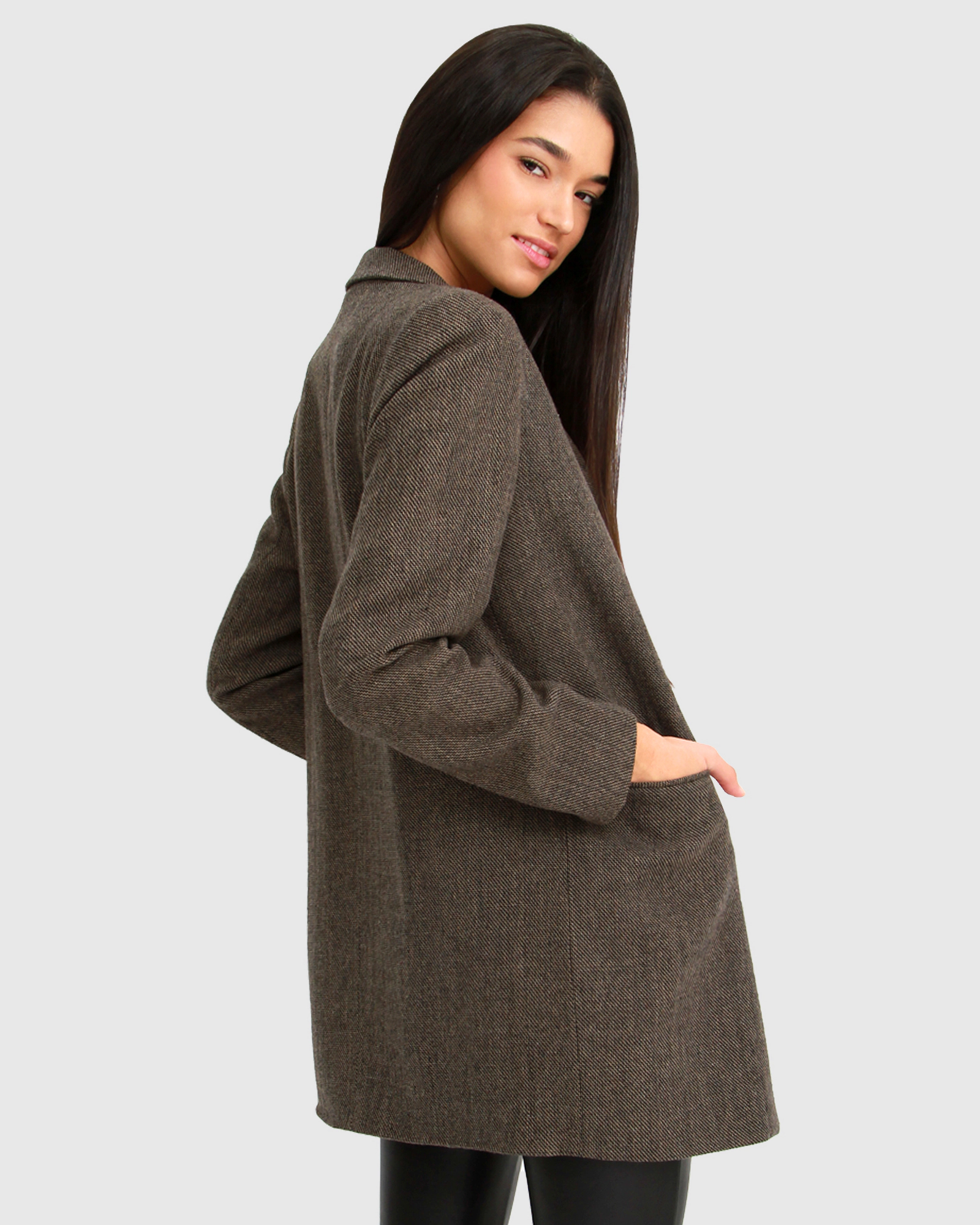 Belle & Bloom Womens Kensington Oversized Coat
