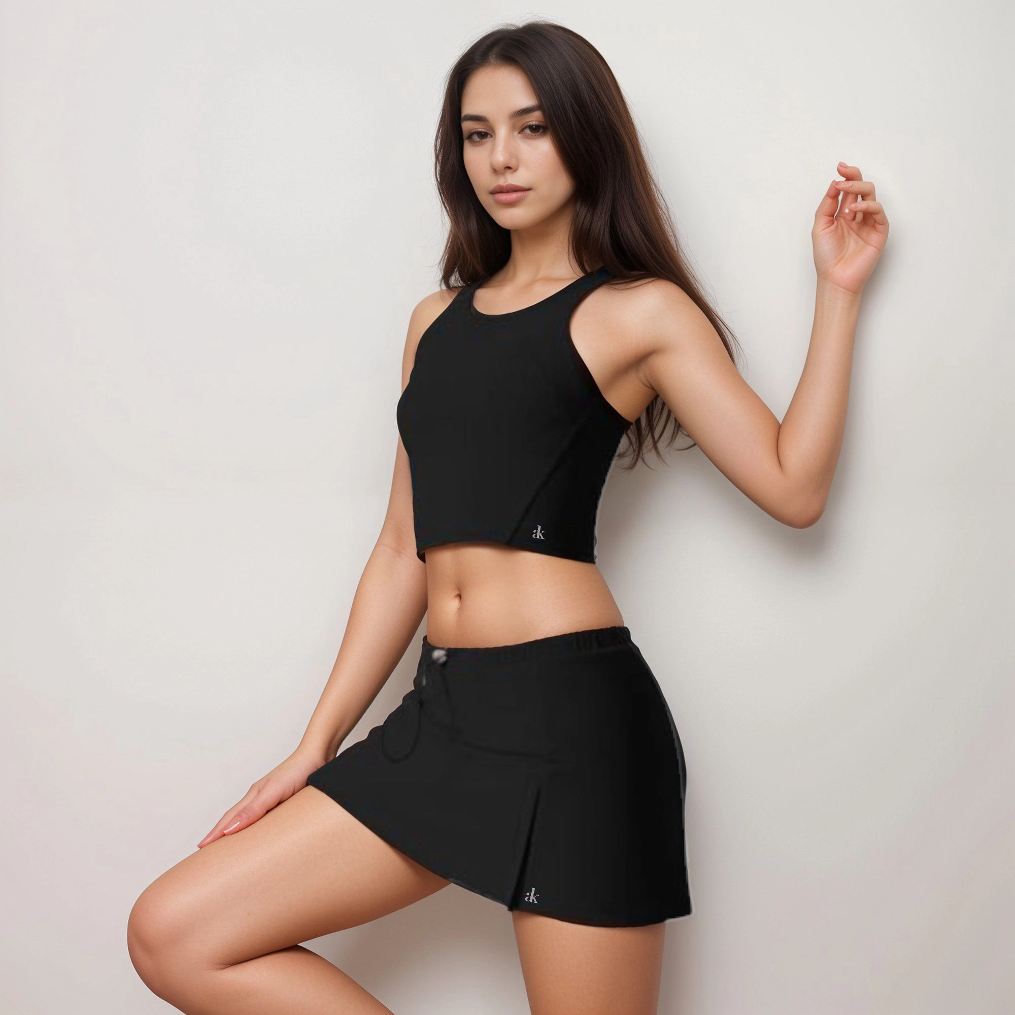 Anna-Kaci Women's Athletic Skort with Side-Pocket and Built-In Shorts