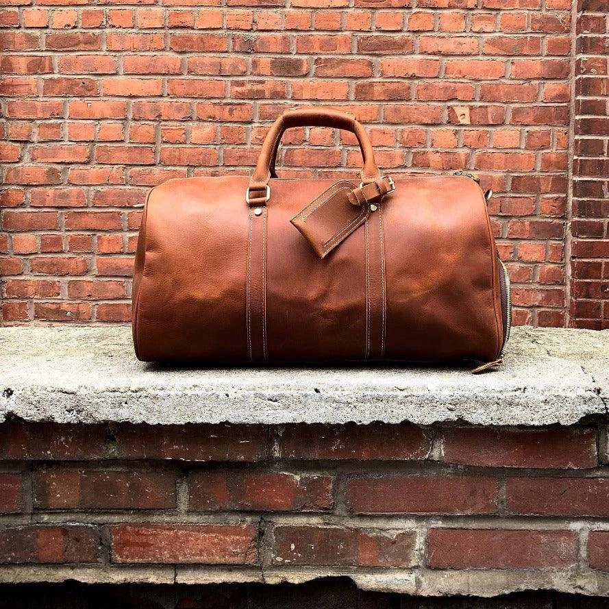Steel Horse Leather Unisex The Dagny Weekender | Large Duffle Bag