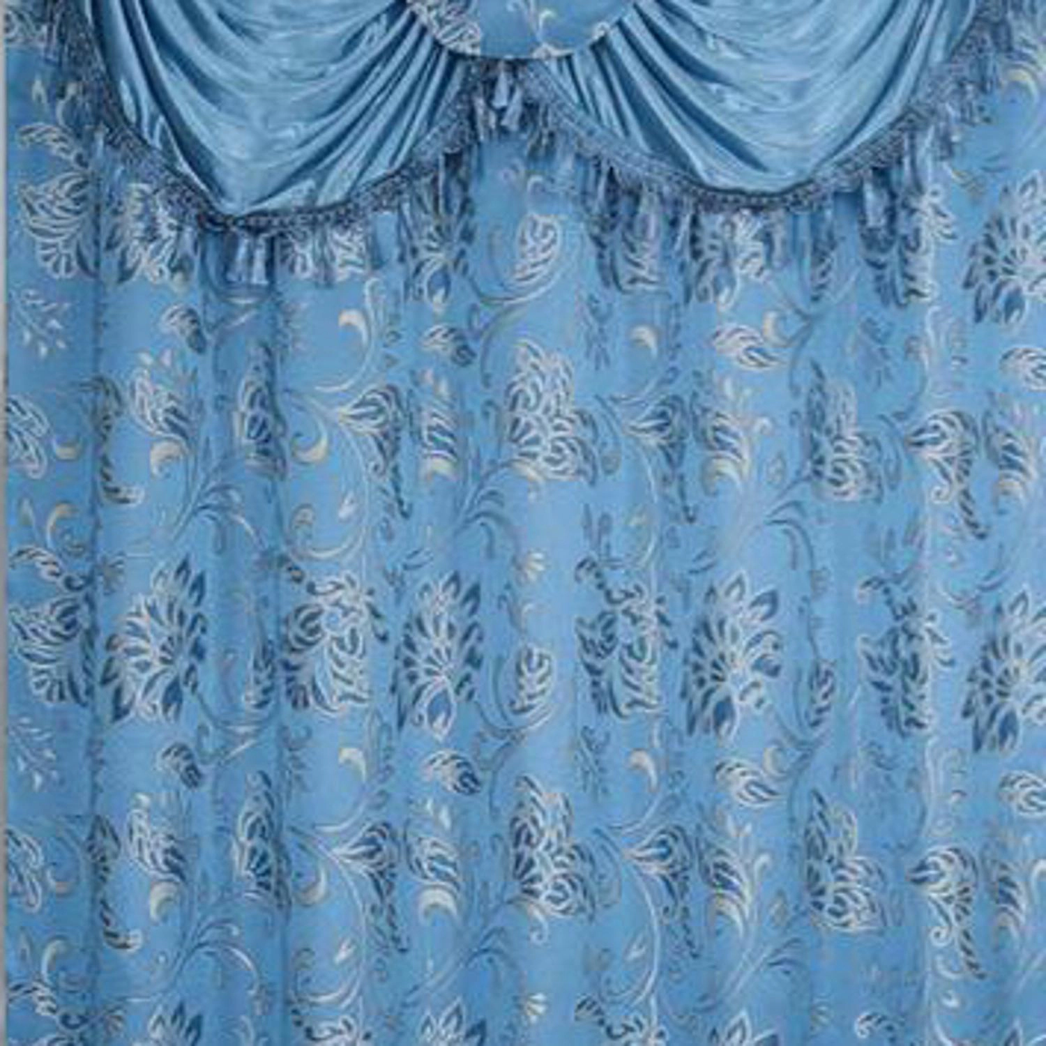 RT Designers Collection Nancy Faux Silk Grommet Curtain Panel 54" x 84" Neon