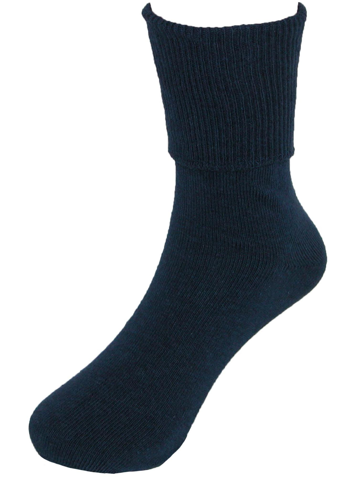 Jefferies Socks School Uniform Seamless Turn Cuff Ankle (6 Pair Pack)